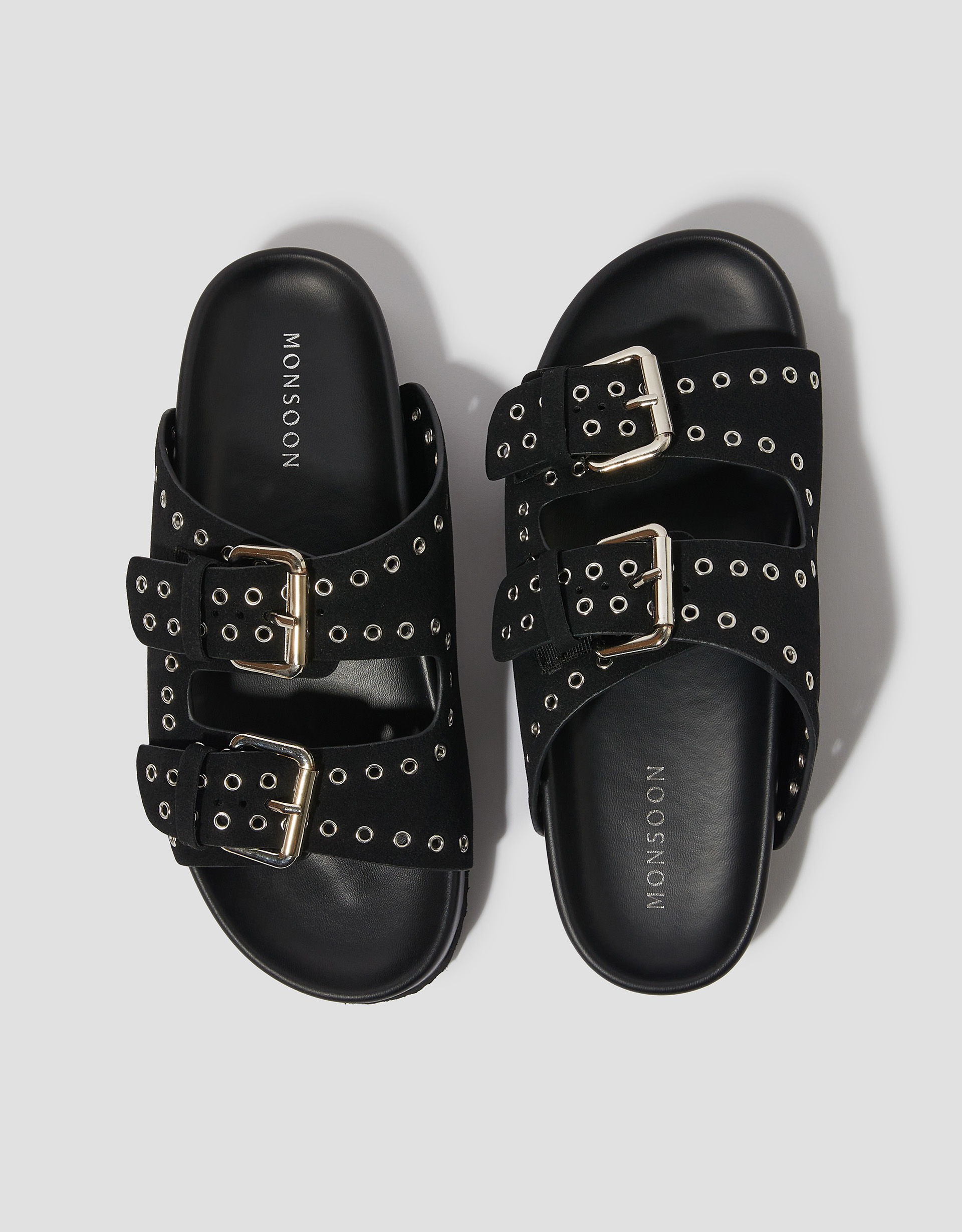 Monsoon Elena Stud Buckle Sandals