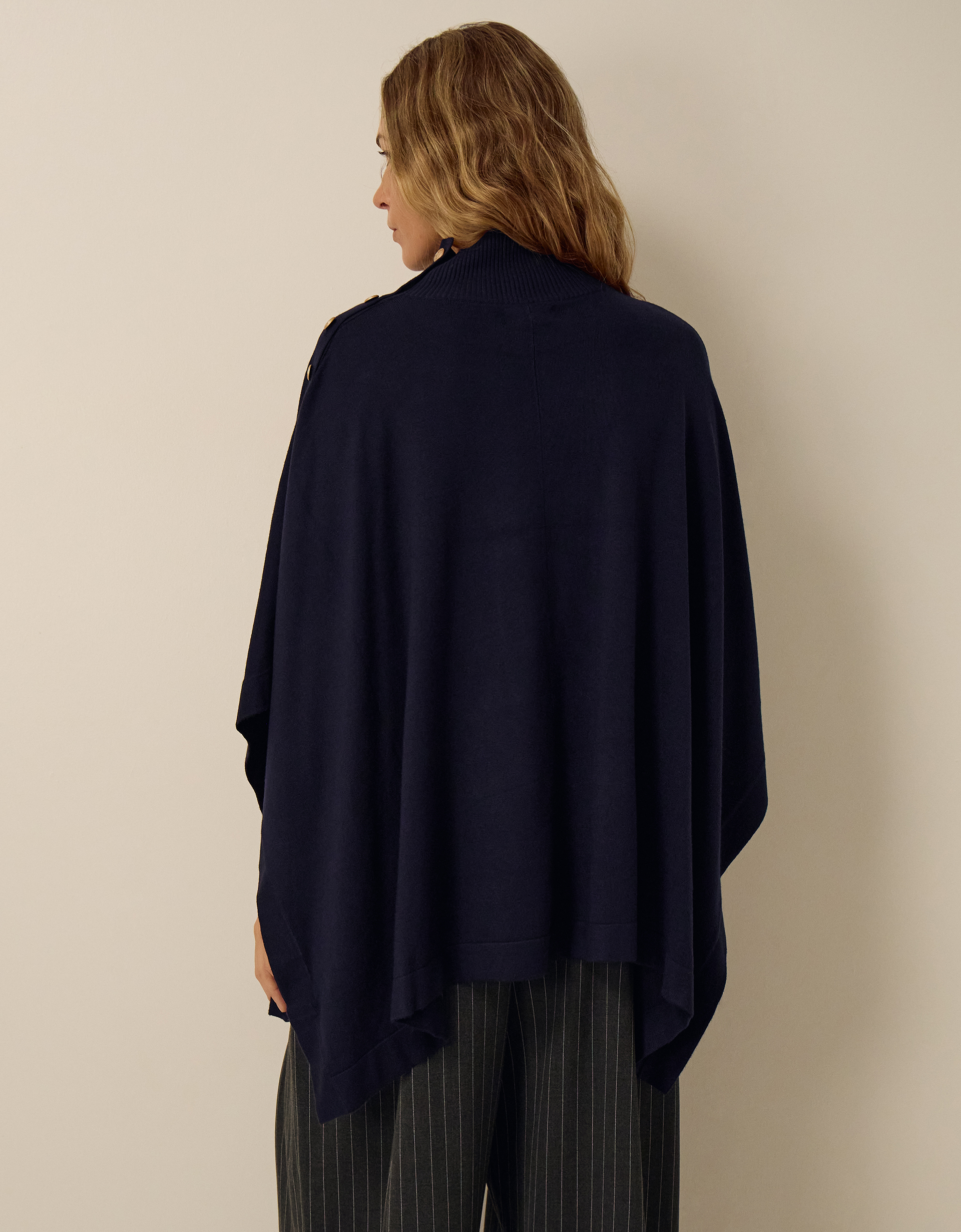 Monsoon Bae Button Cape, view 3