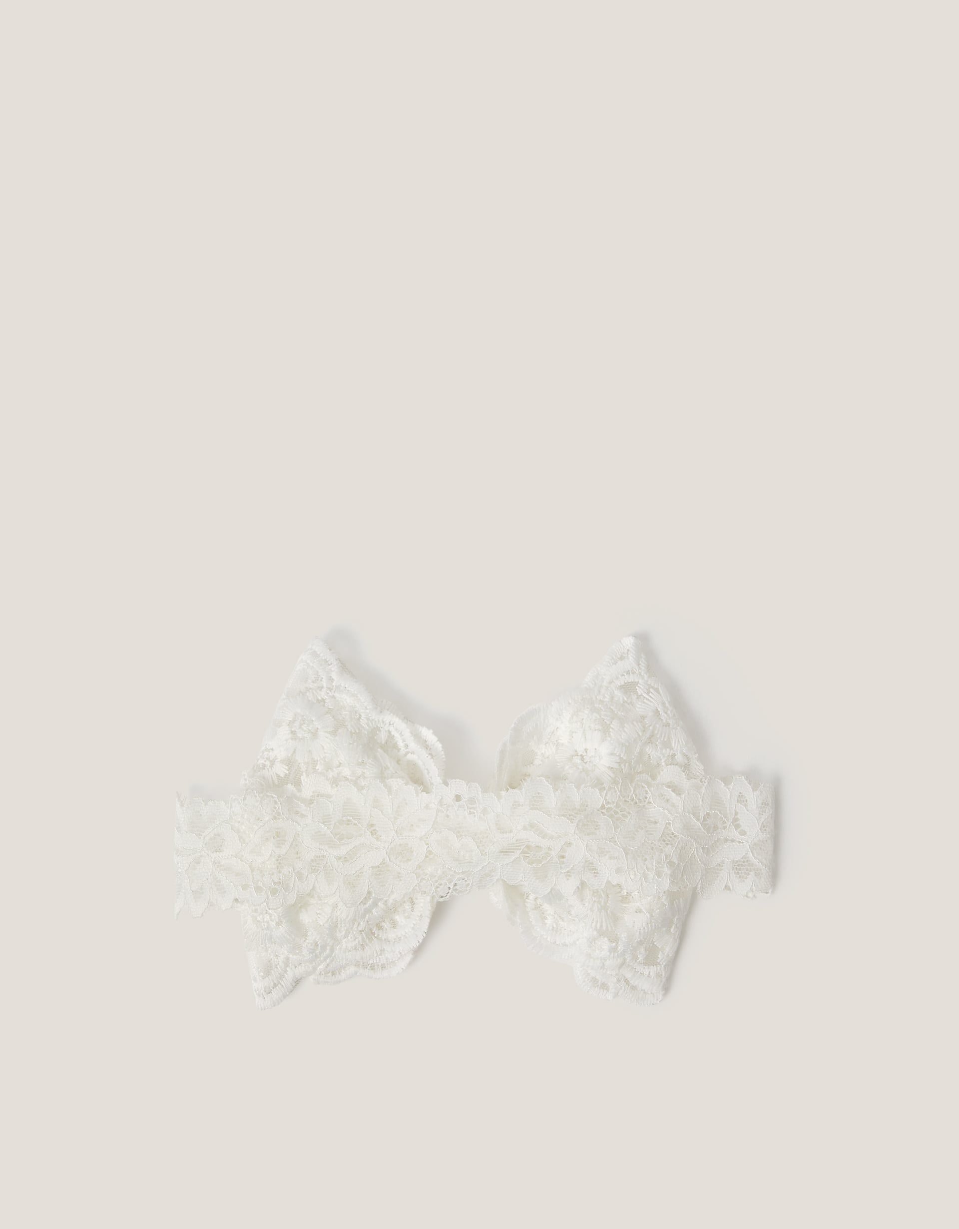 Monsoon Bow Lace Bando Headband, view 2