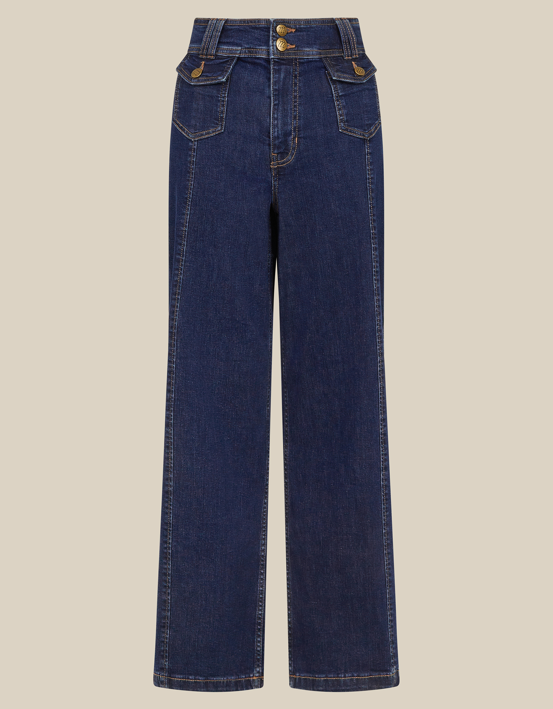 Monsoon Renee Flared Jeans, view 5