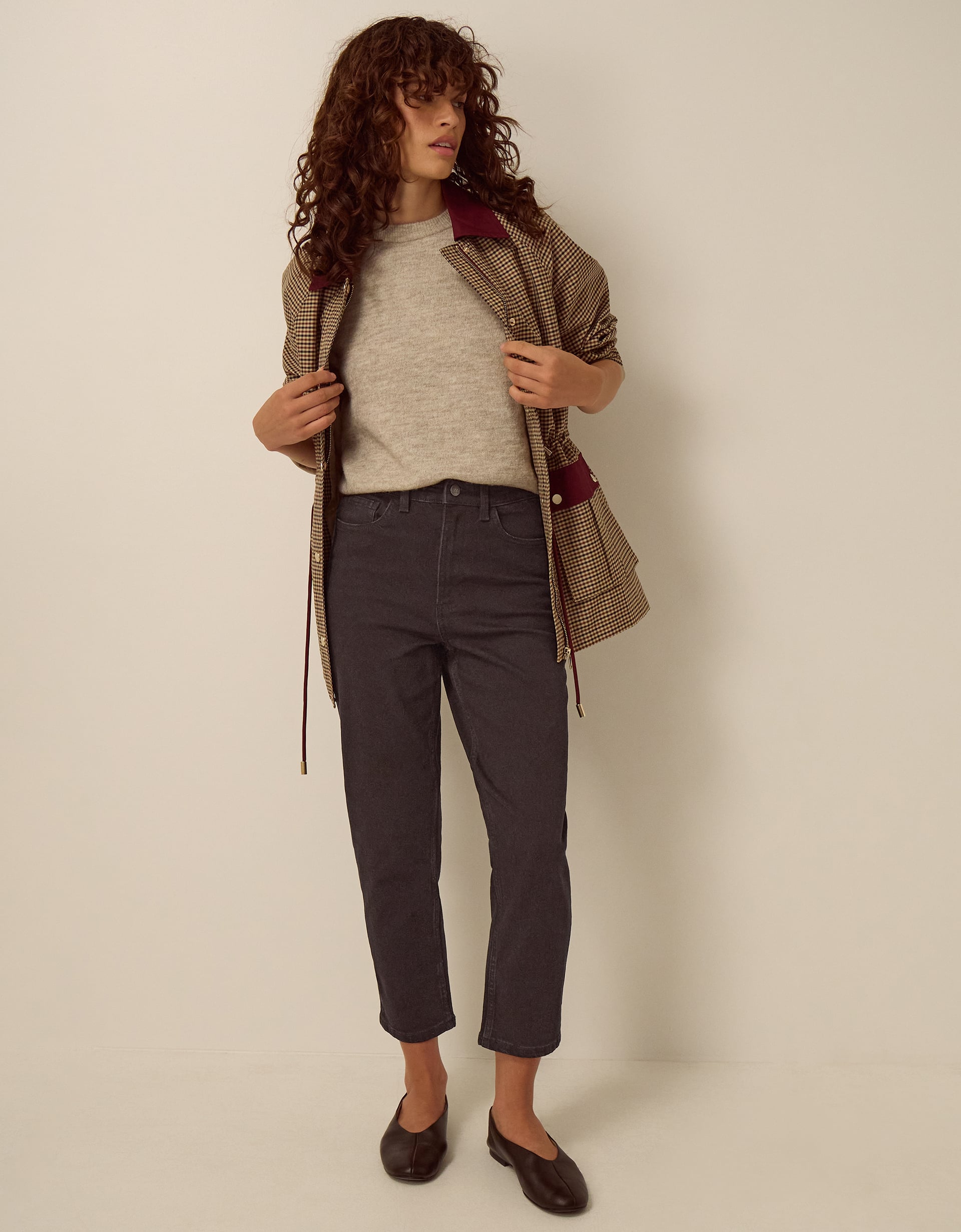 Monsoon Julia Cropped Cigarette Jeans in black