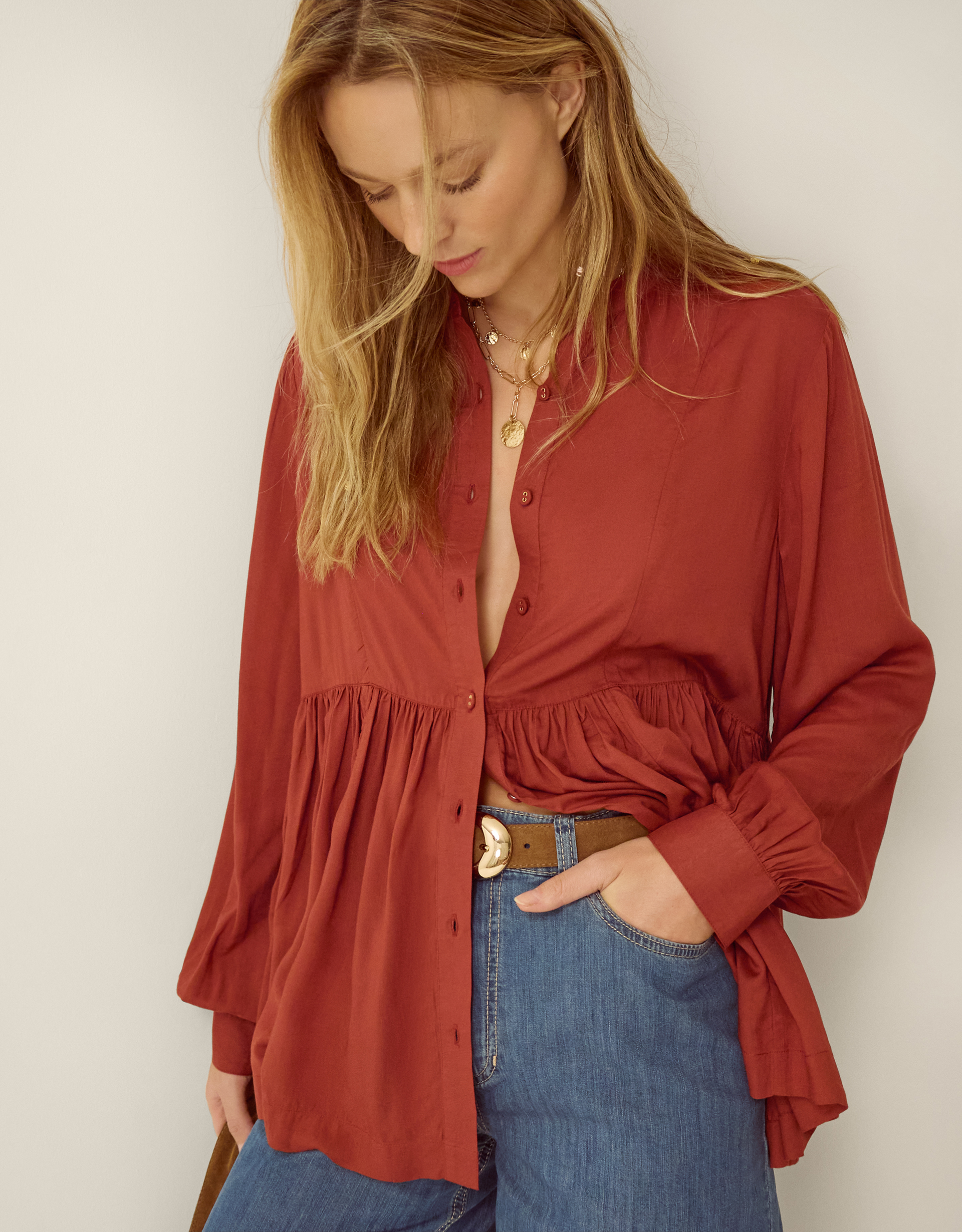 Monsoon Sandy Relaxed Blouse, view 4