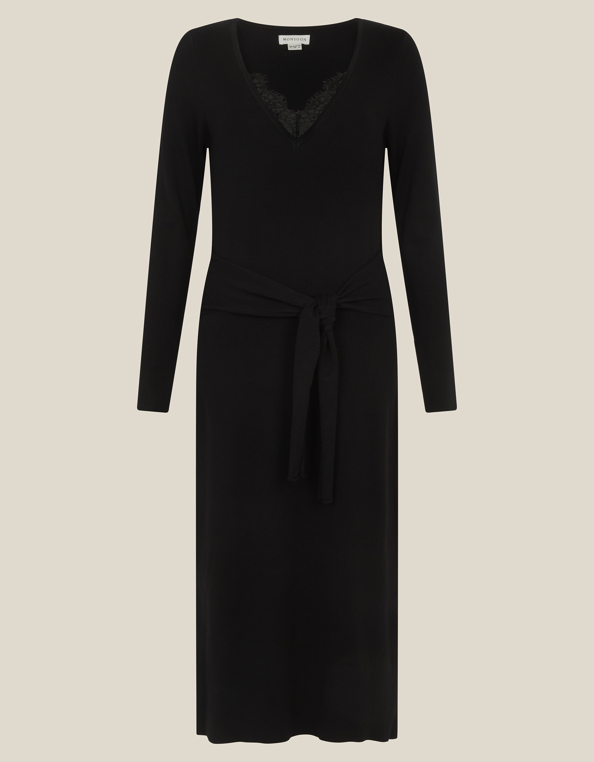 Monsoon Lulu Lace Knitted Midi Dress, view 5