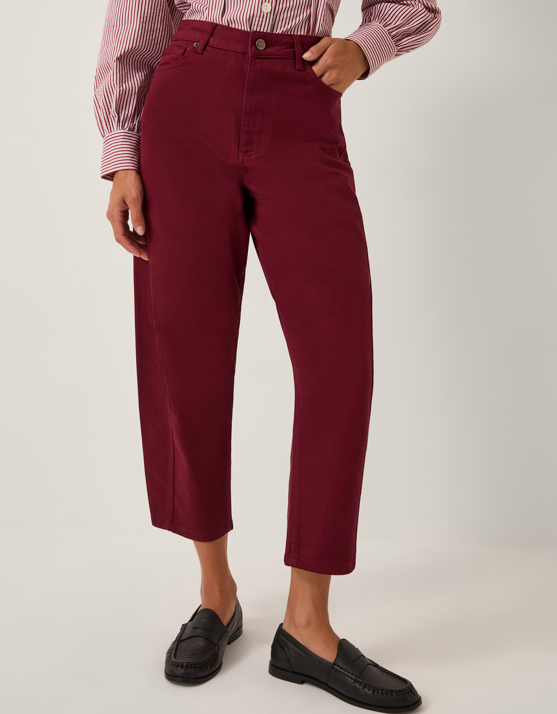 Monsoon Leah Barrel Jeans, view 4