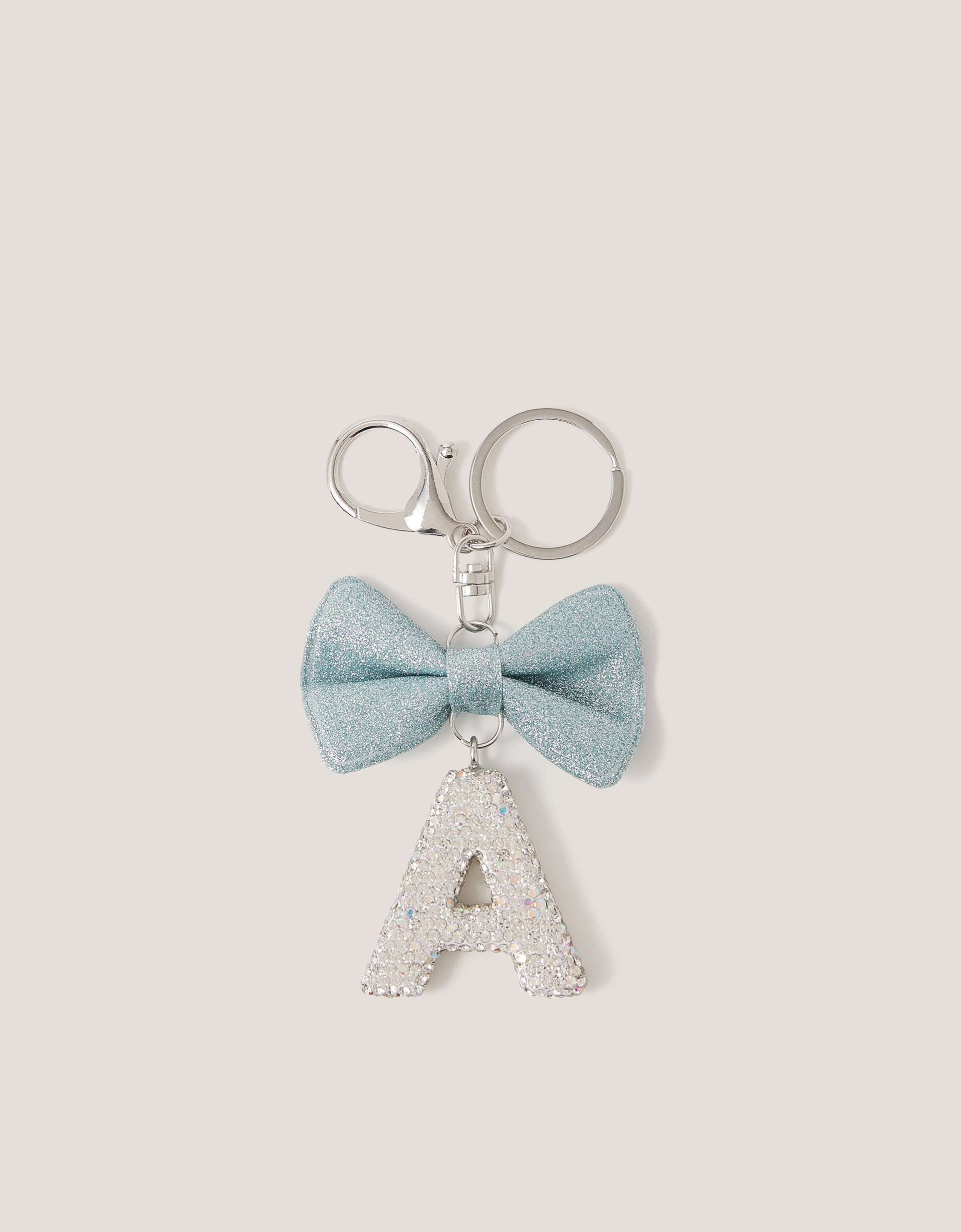 Monsoon Bow Initial Bag Charm Multi