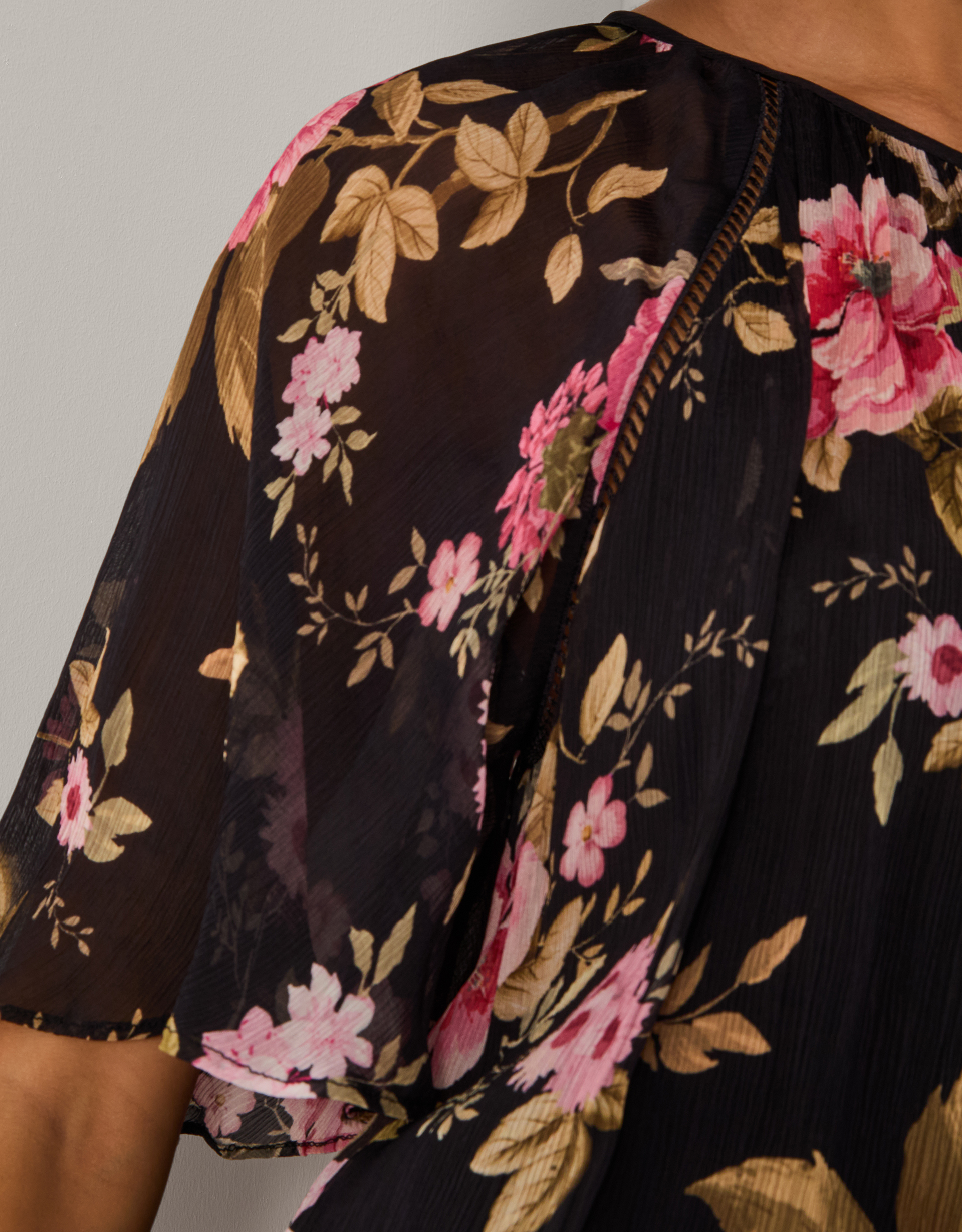 Monsoon Mariel Floral Print Blouse, view 2