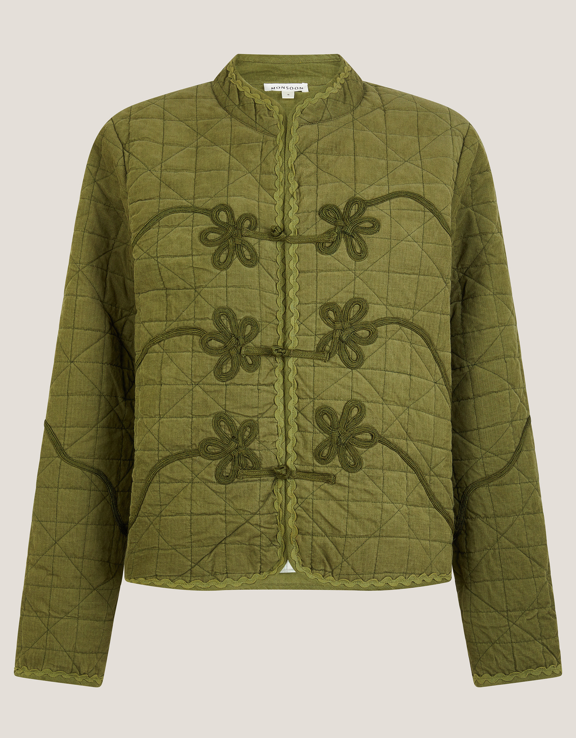 Monsoon Gaia Quilted Corduroy Jacket, view 5