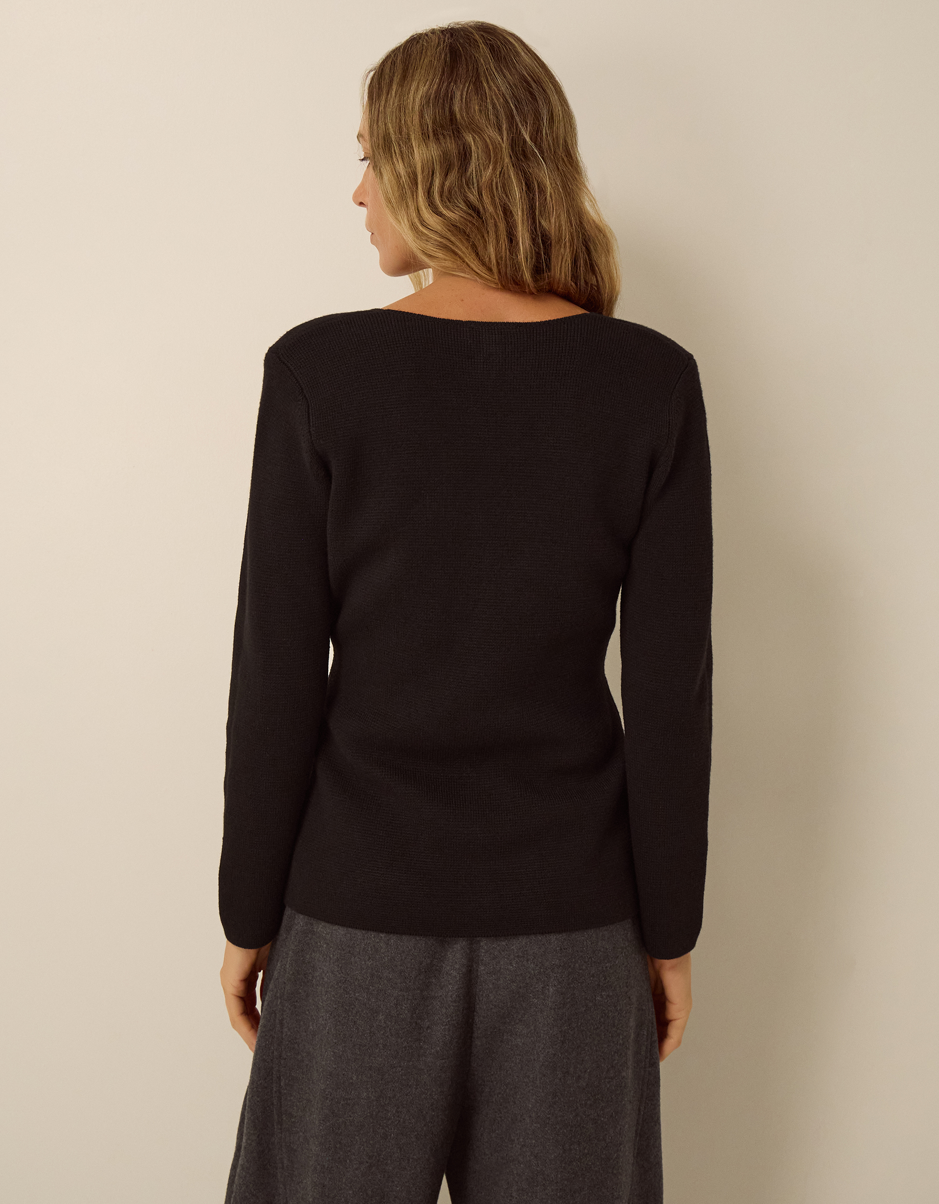 Monsoon Saf V-Neck Crossover Cardigan, view 3