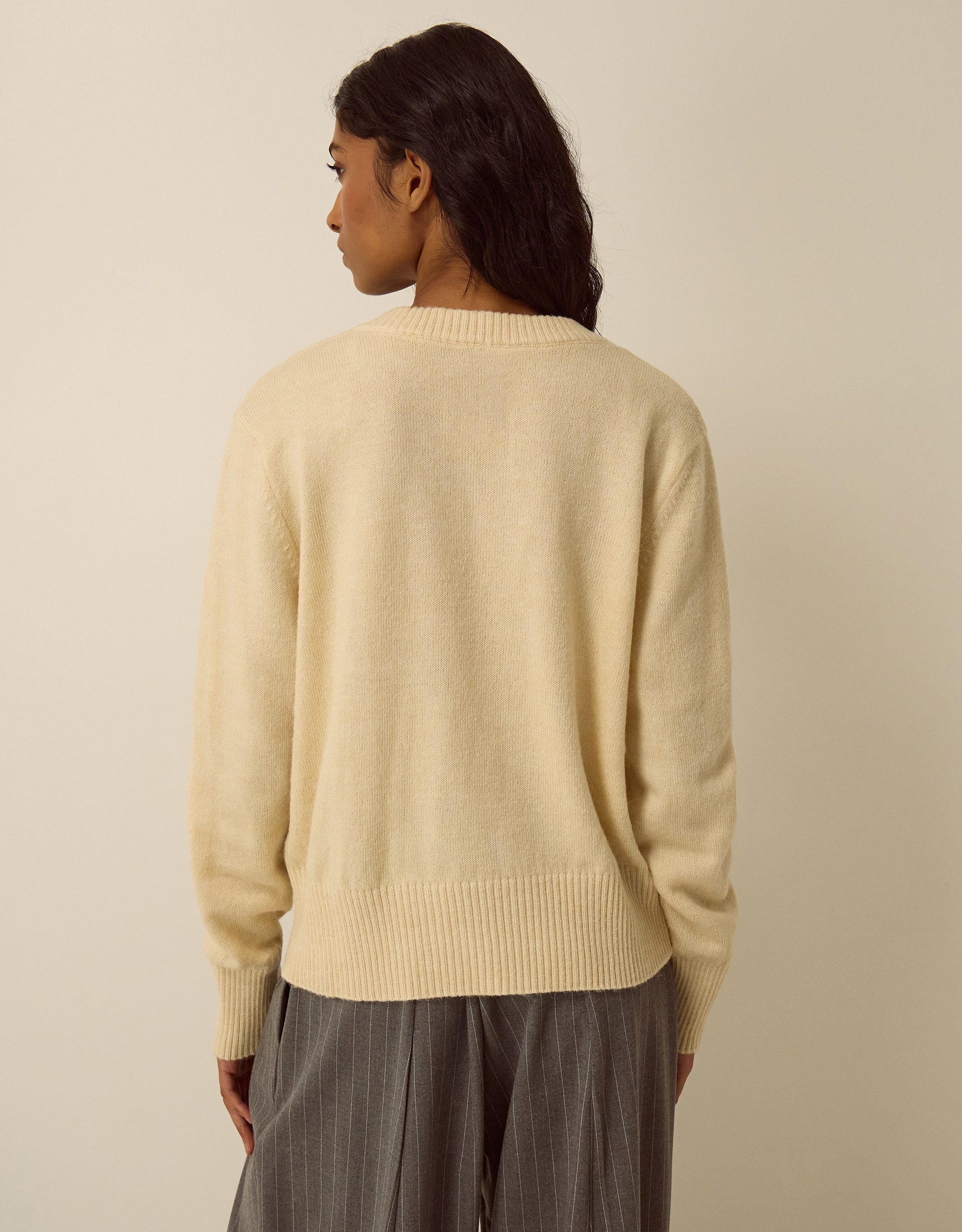 Monsoon Vikki V-Neck Jumper, view 3