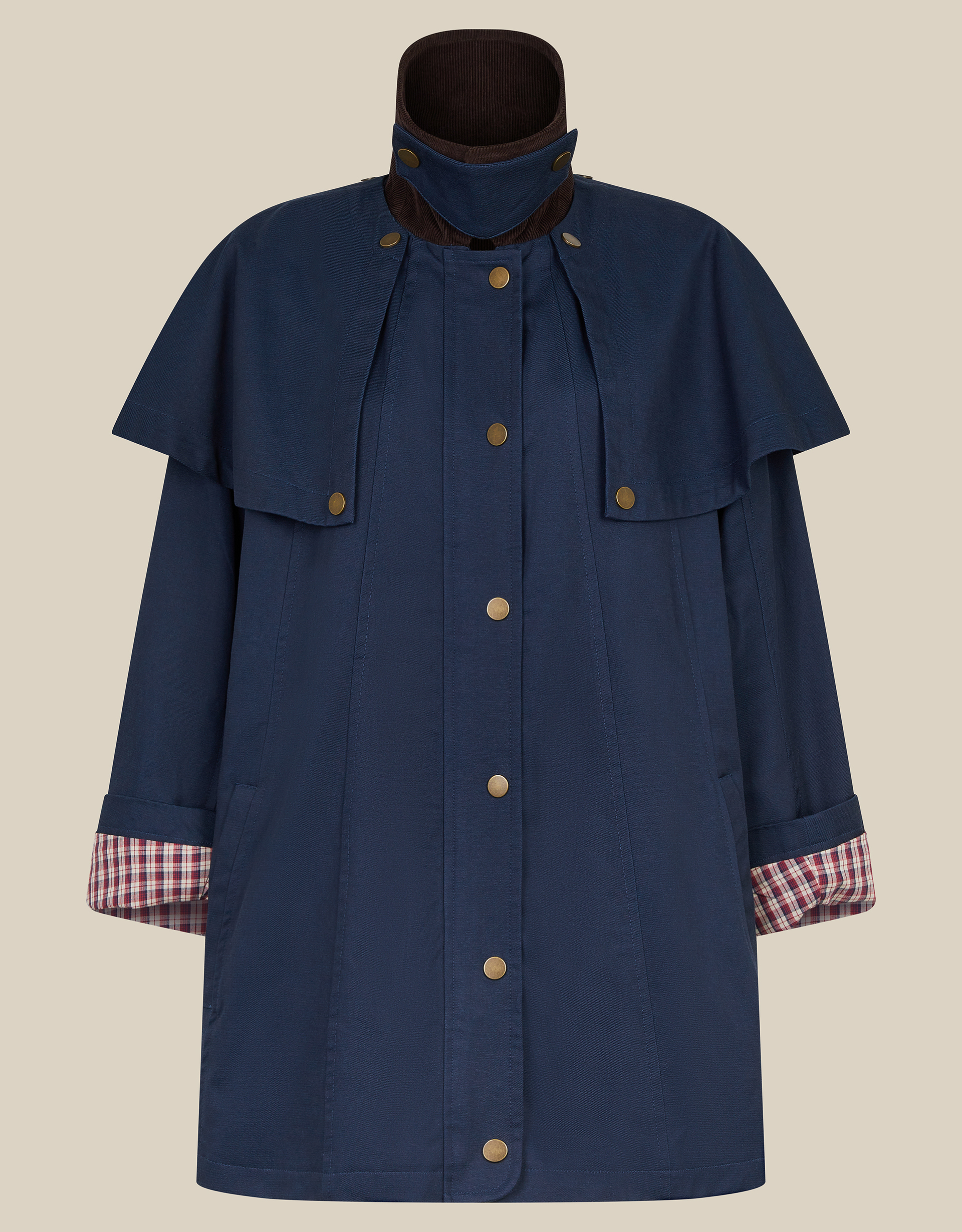 Monsoon Carly Cape Barn Jacket, view 6