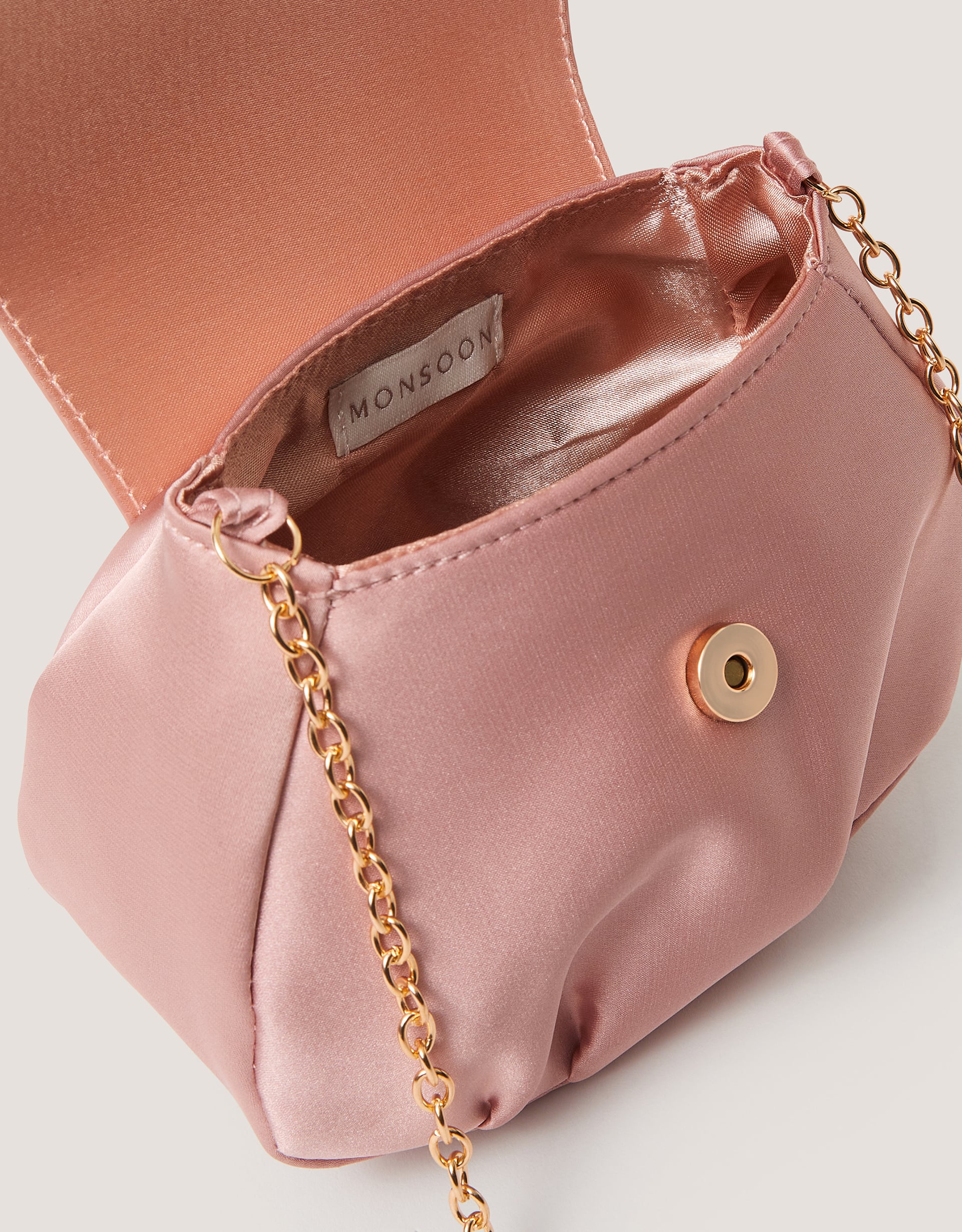 Monsoon Corsage Satin Bridesmaid Bag, view 4