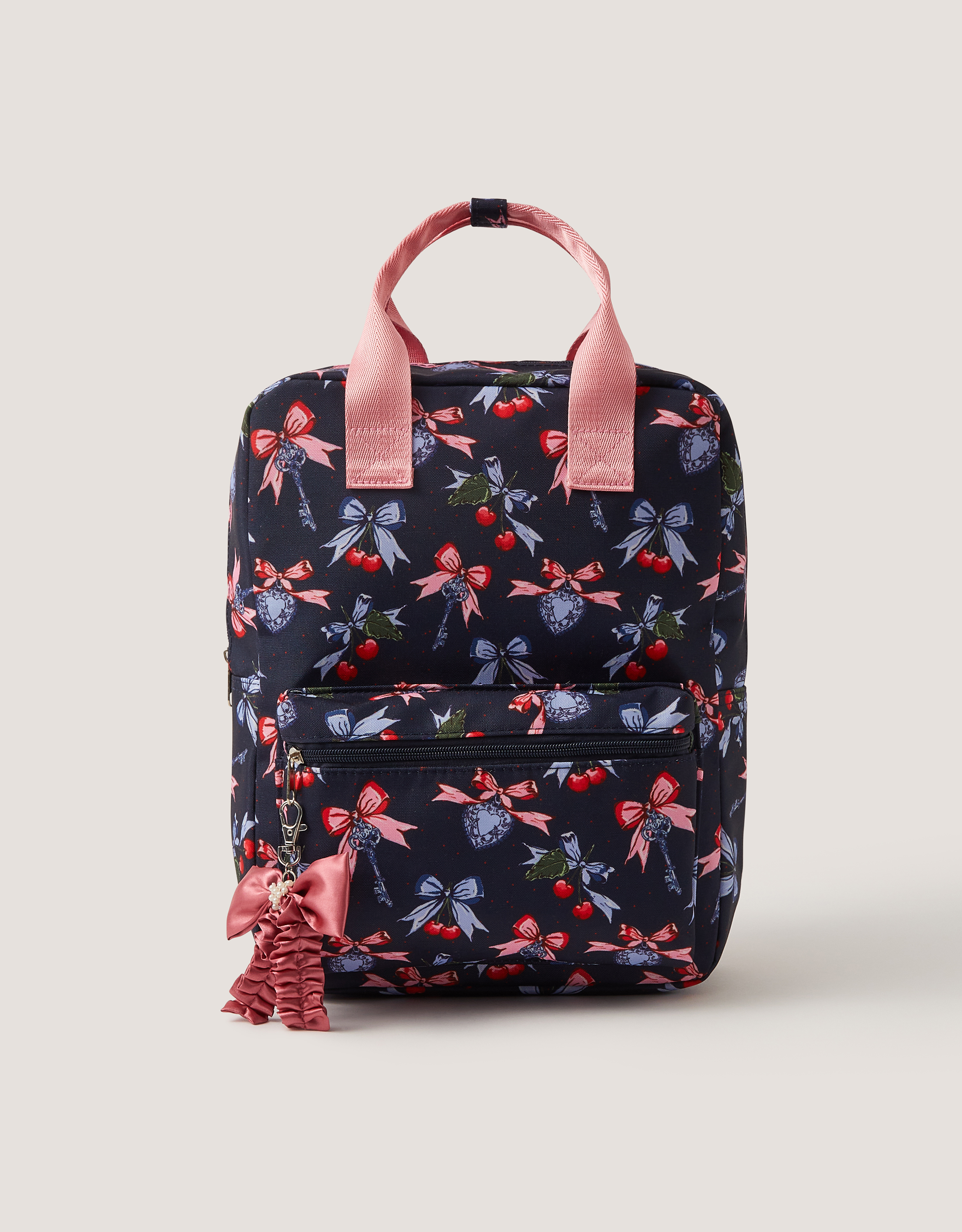 Monsoon Cherry Bow Print Backpack