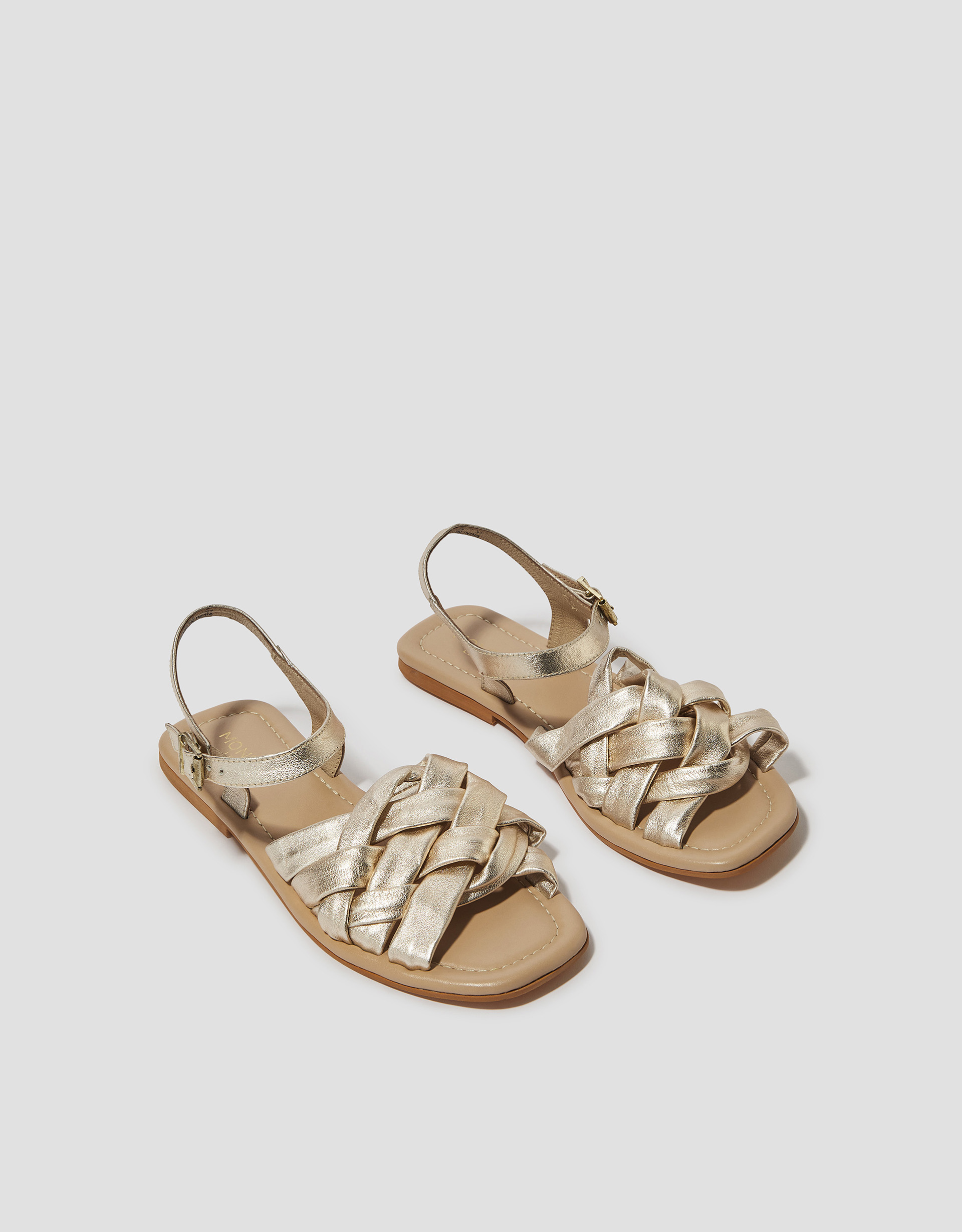 Monsoon Pip Woven Leather Sandals