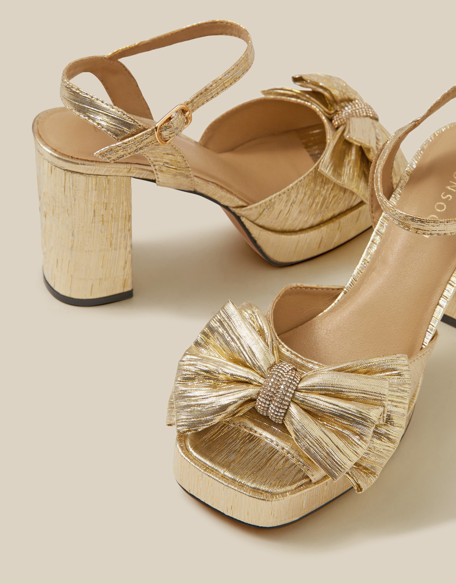Monsoon Iona Bow Platform Heels, view 2