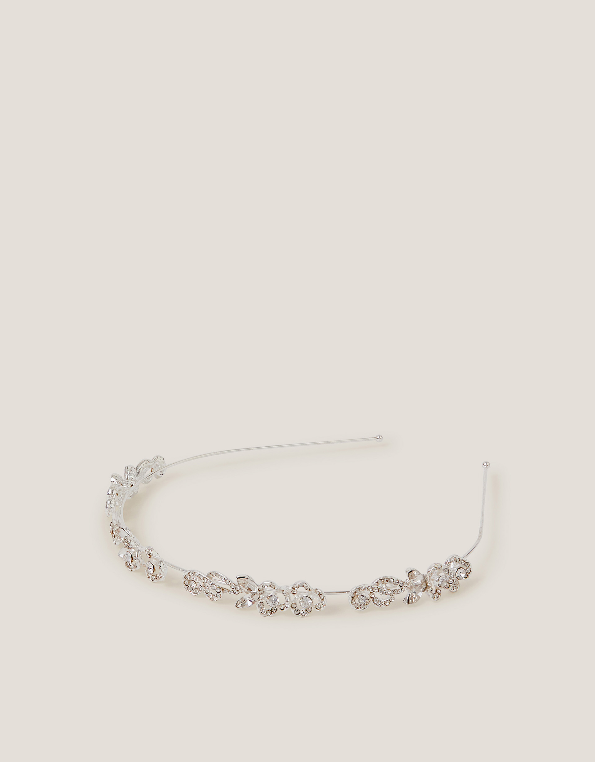 Monsoon Diamanté Flower Metal Headband