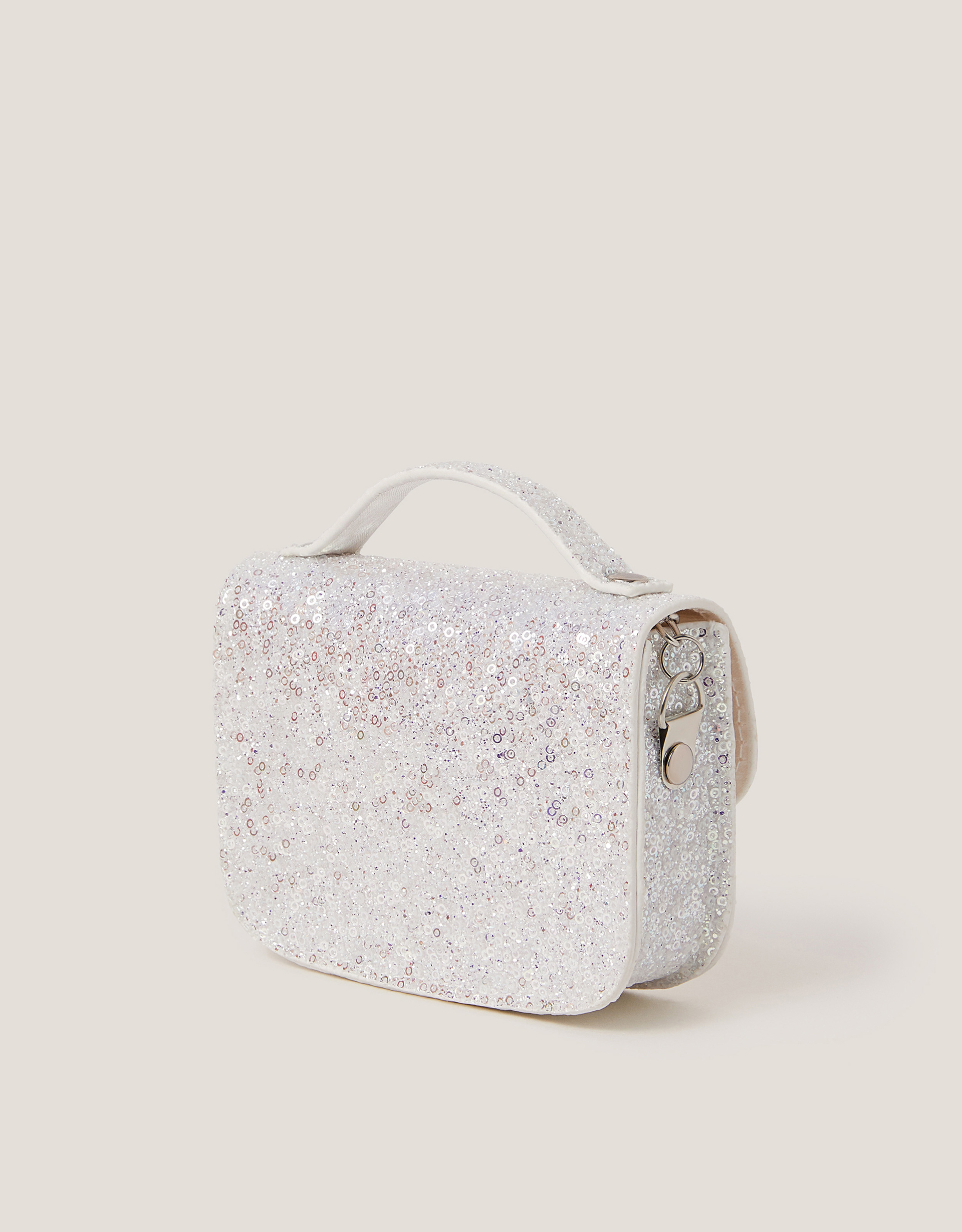 Monsoon Mini Glitter Push-Lock Bag, view 2