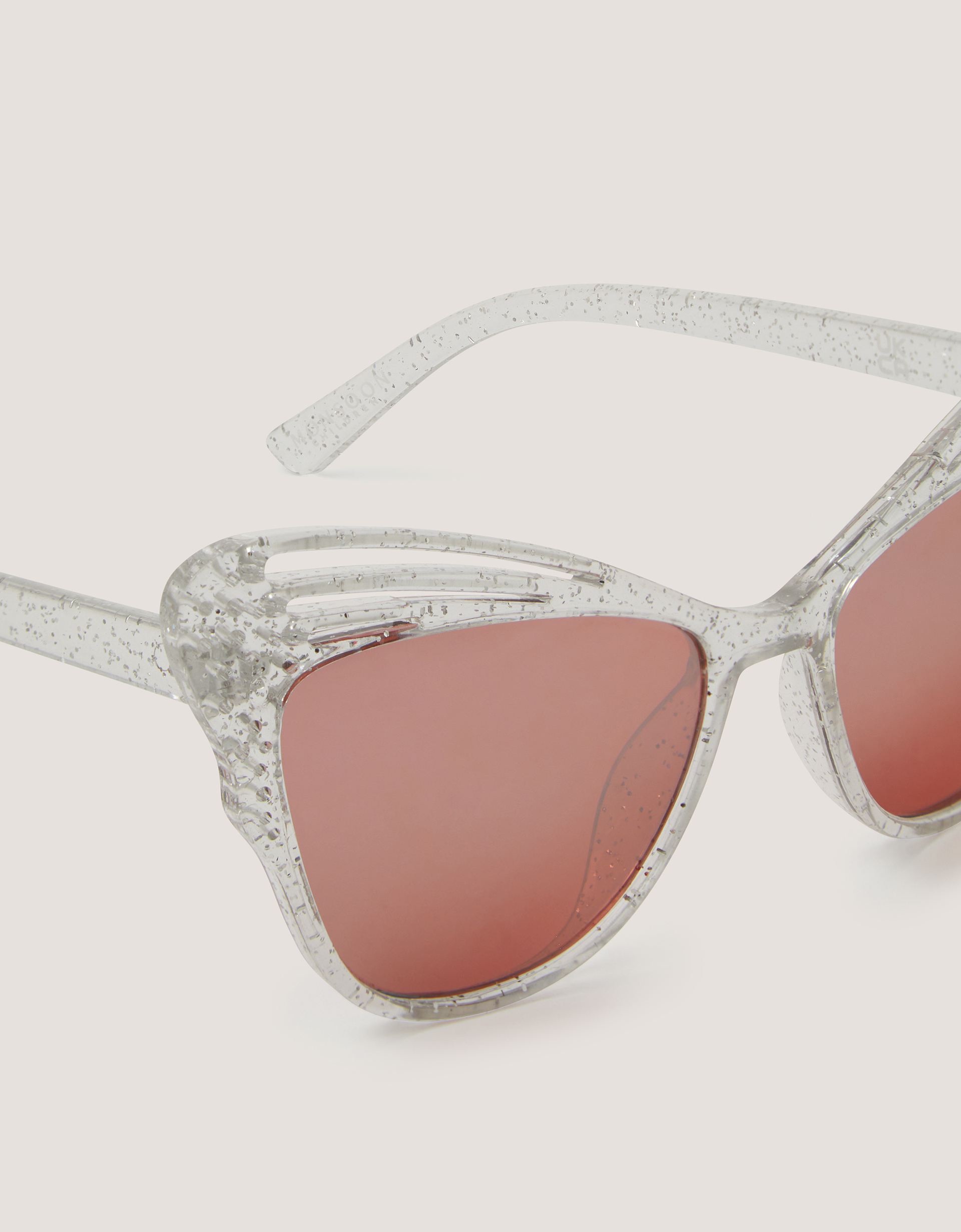 Monsoon Glitter Butterfly Sunglasses, view 2