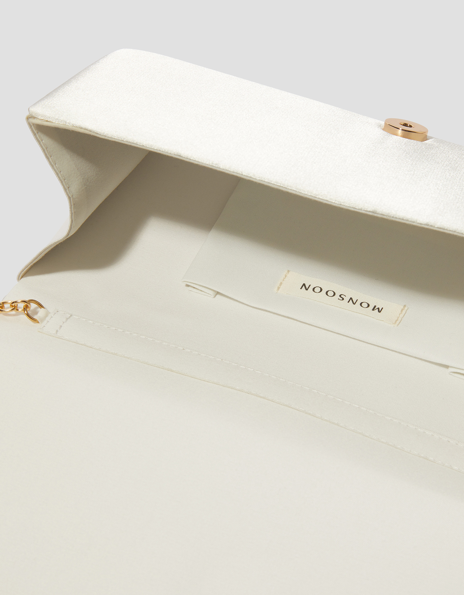 Monsoon Talia Twisted Satin Clutch Bag