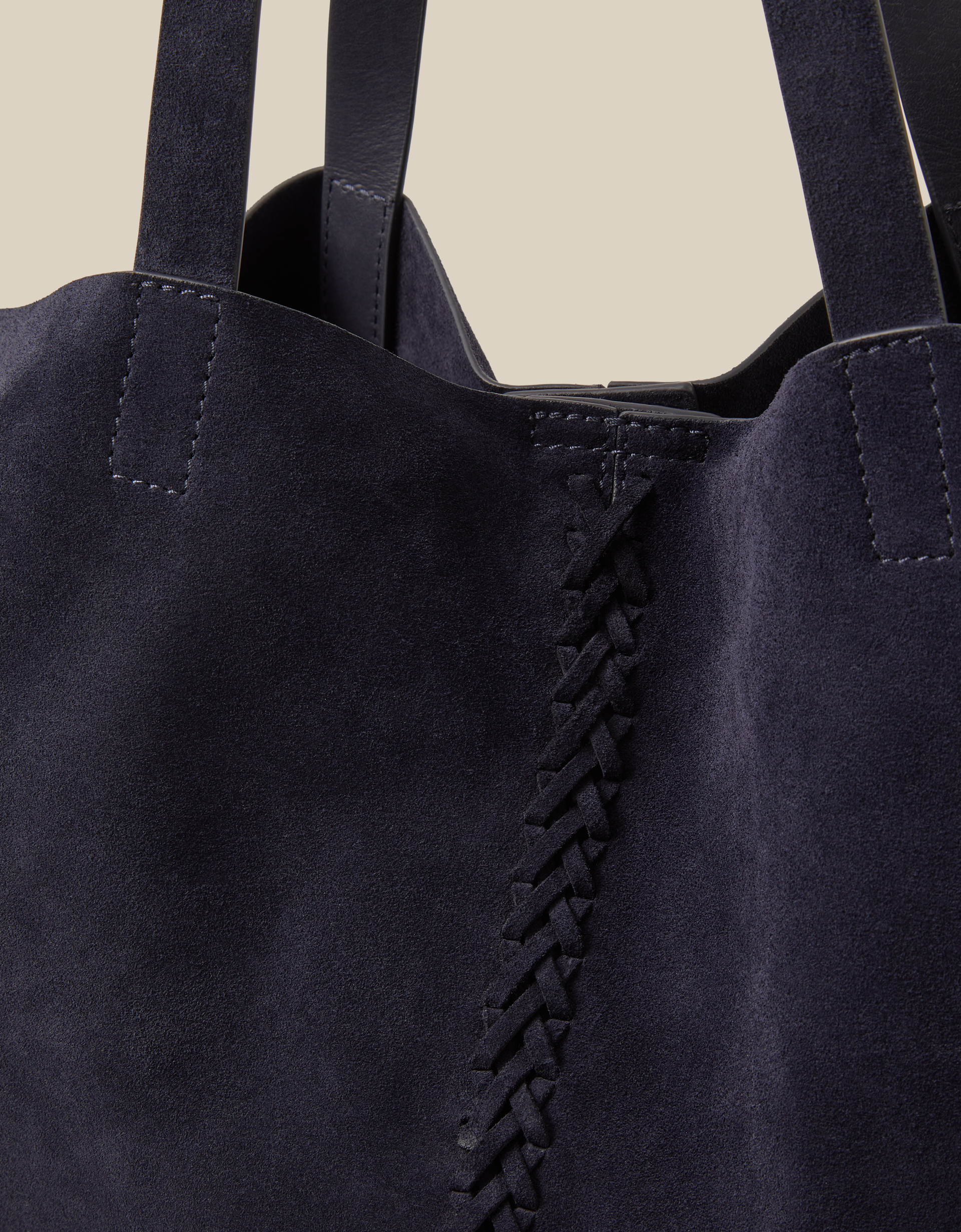 Monsoon Perl Suede Tote Bag, view 3