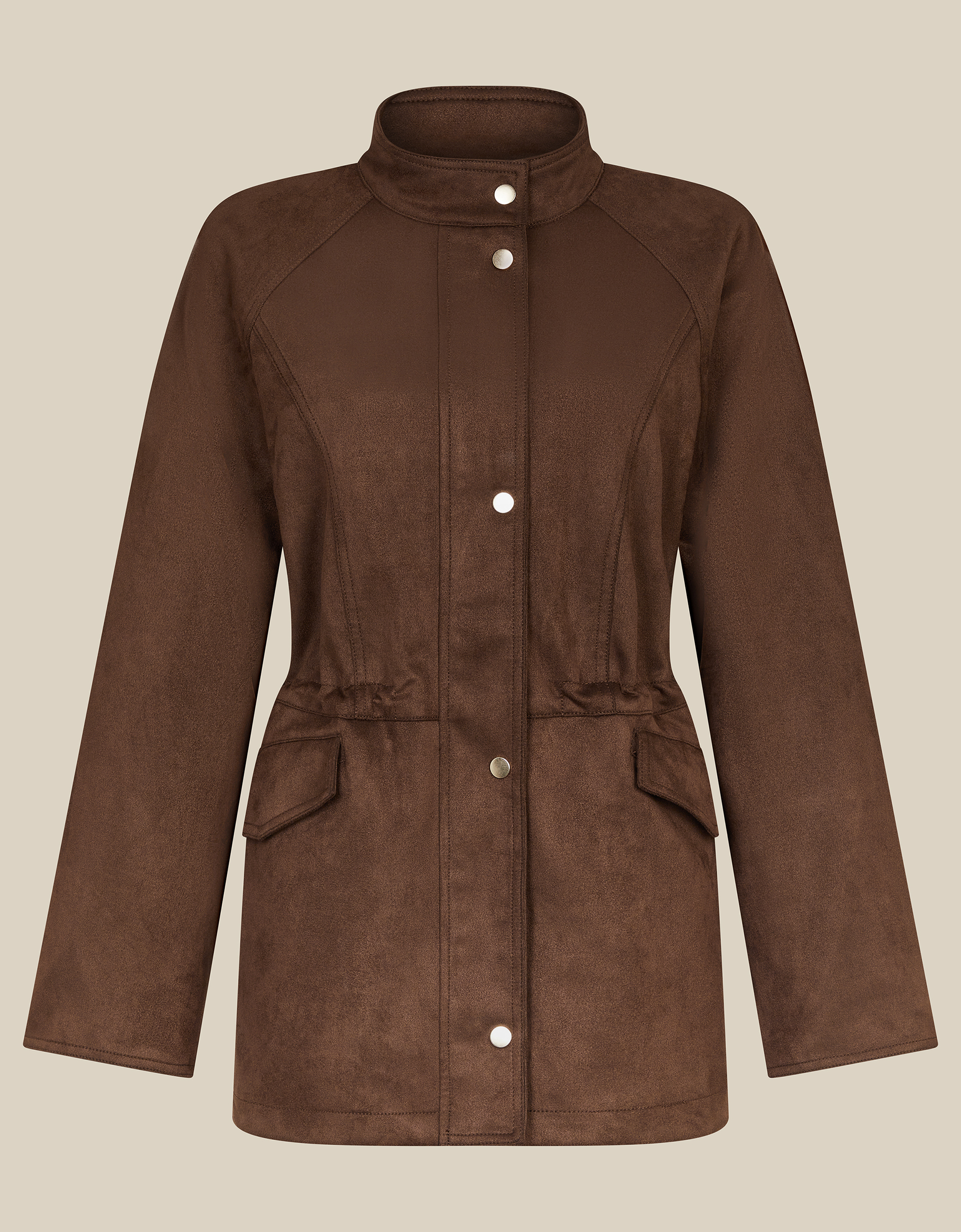 Monsoon Clara Faux Suede Jacket, view 6