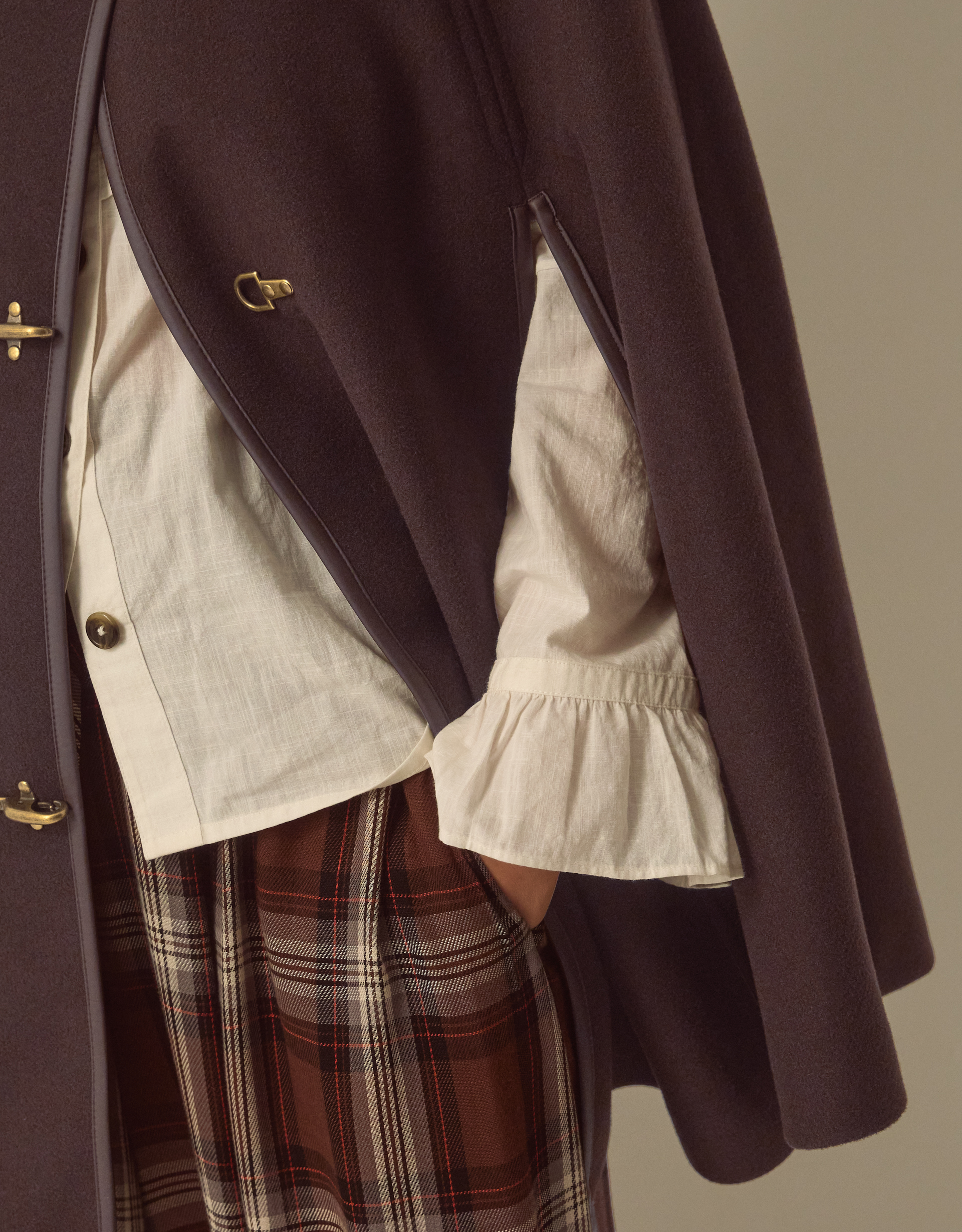 Monsoon Leia Cape Coat, view 3