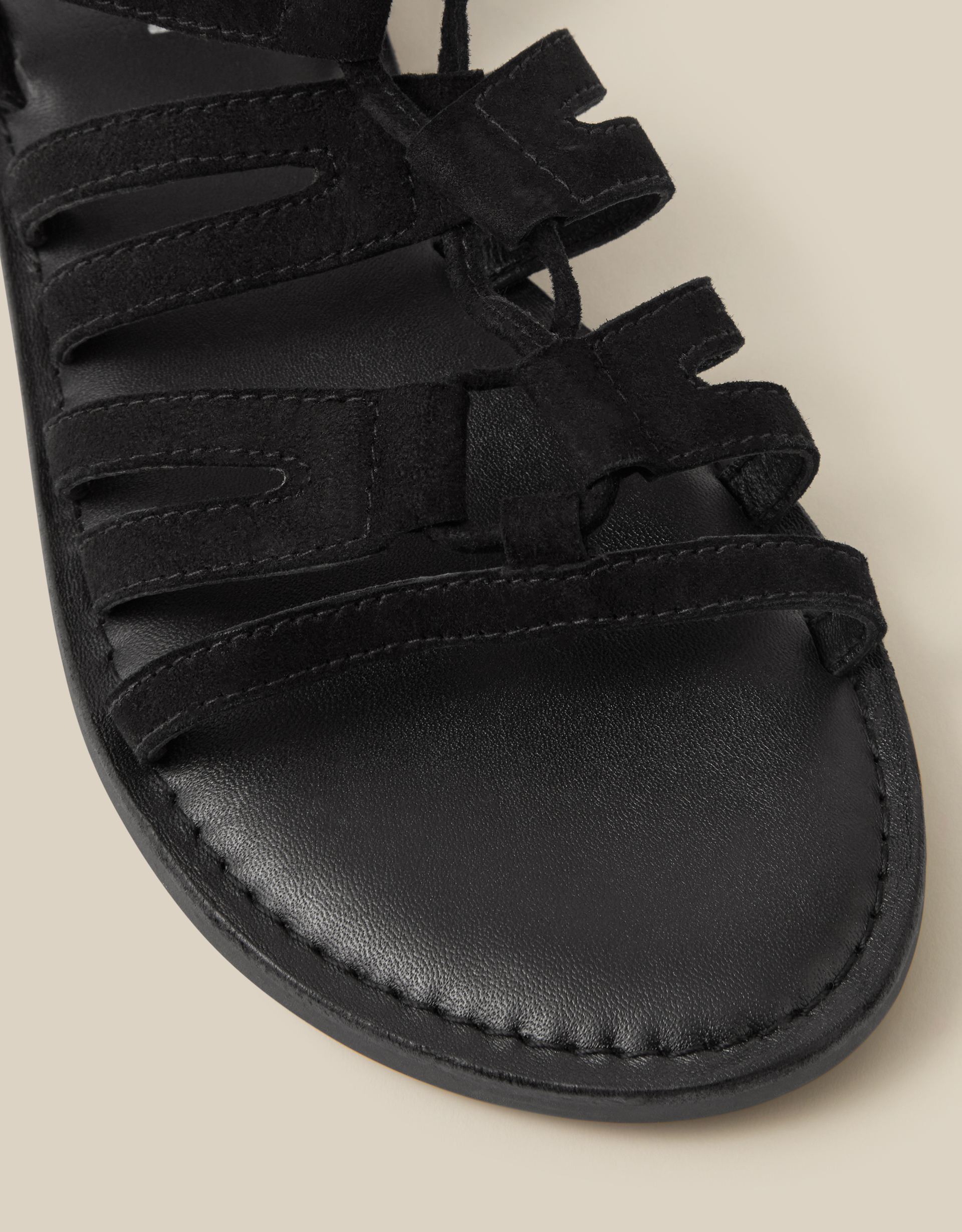 Monsoon Greta Suede Gladiator Sandals, view 3
