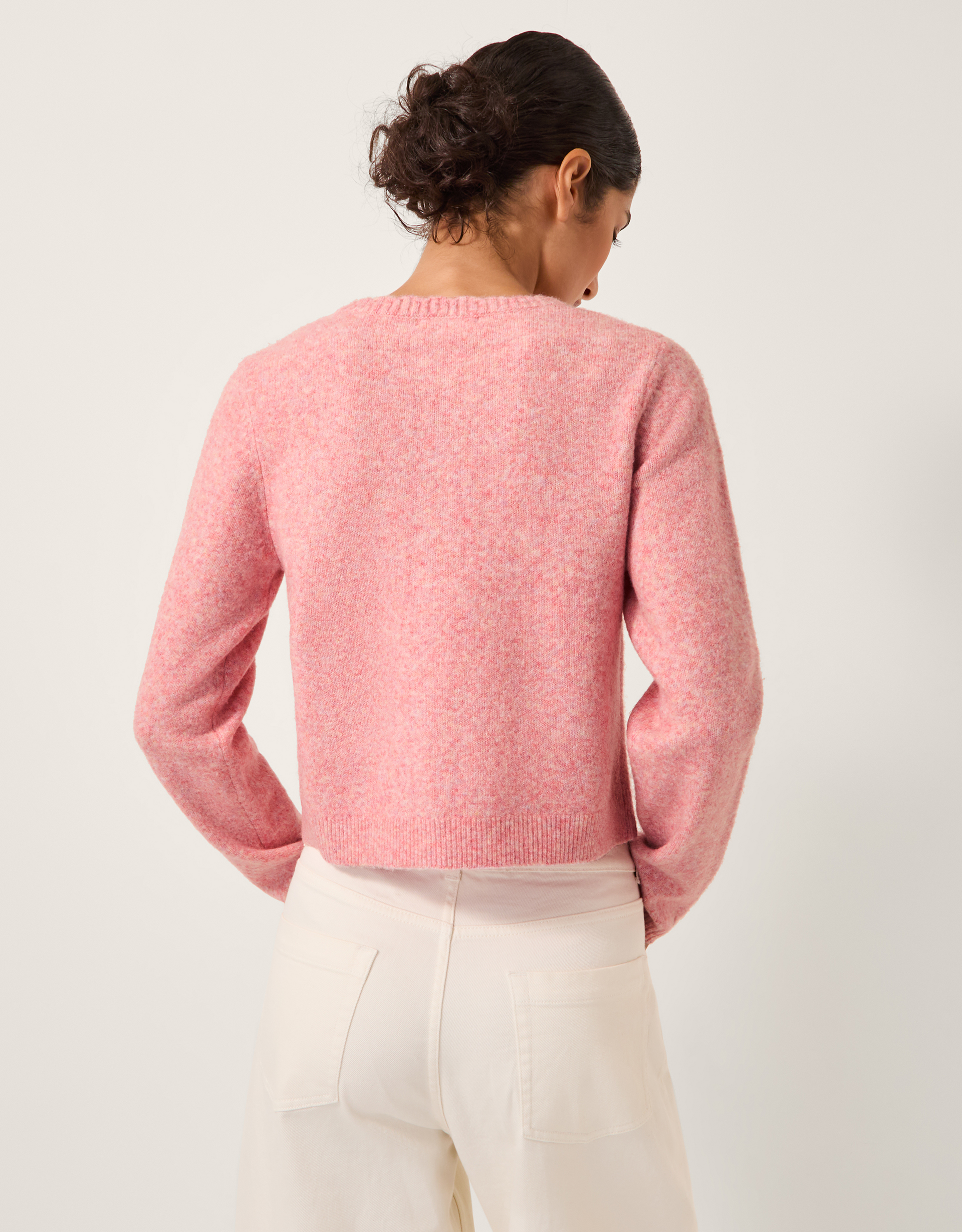 Monsoon Sera Scallop Cardigan, view 3