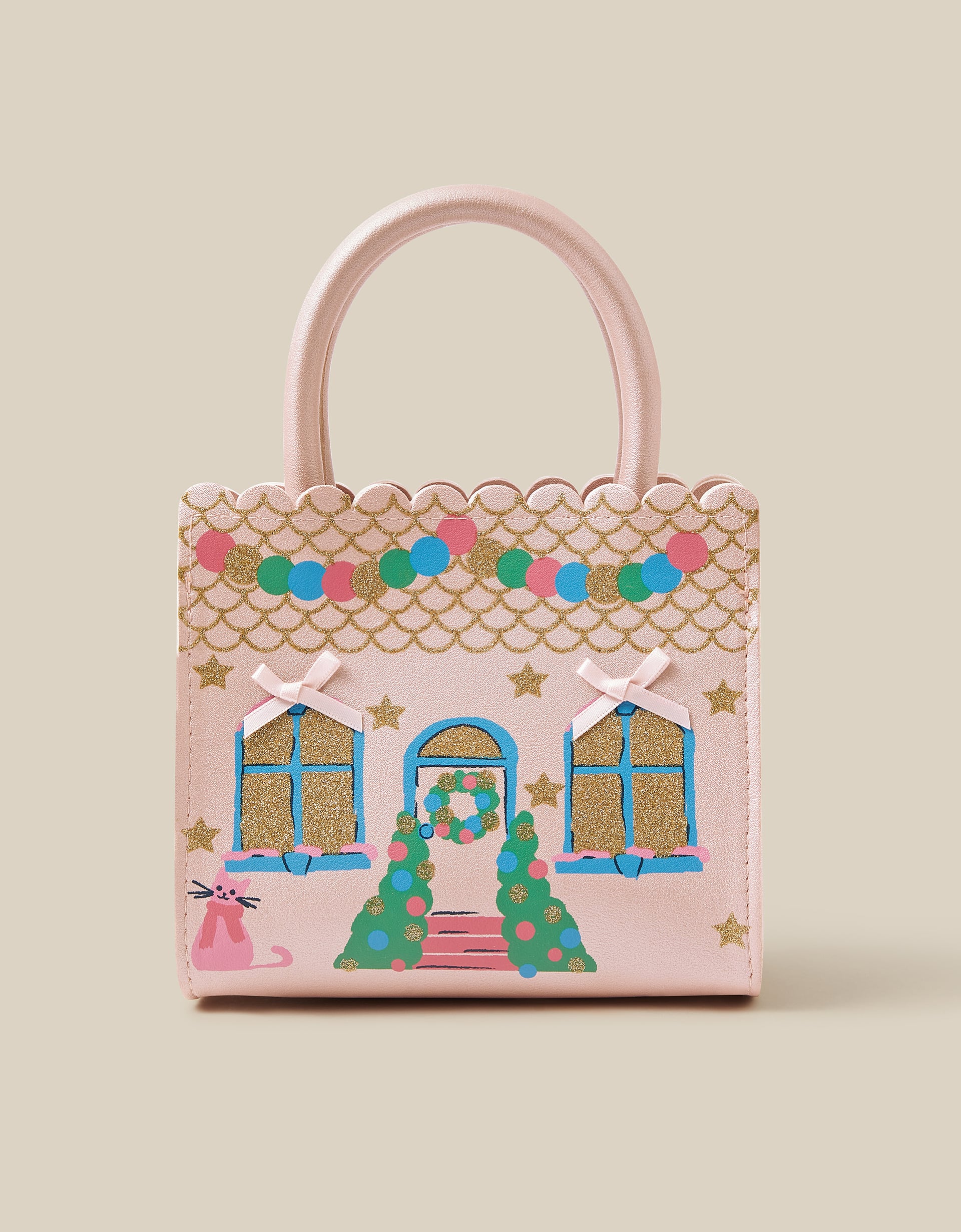 Monsoon Candy House Scene Tote Bag