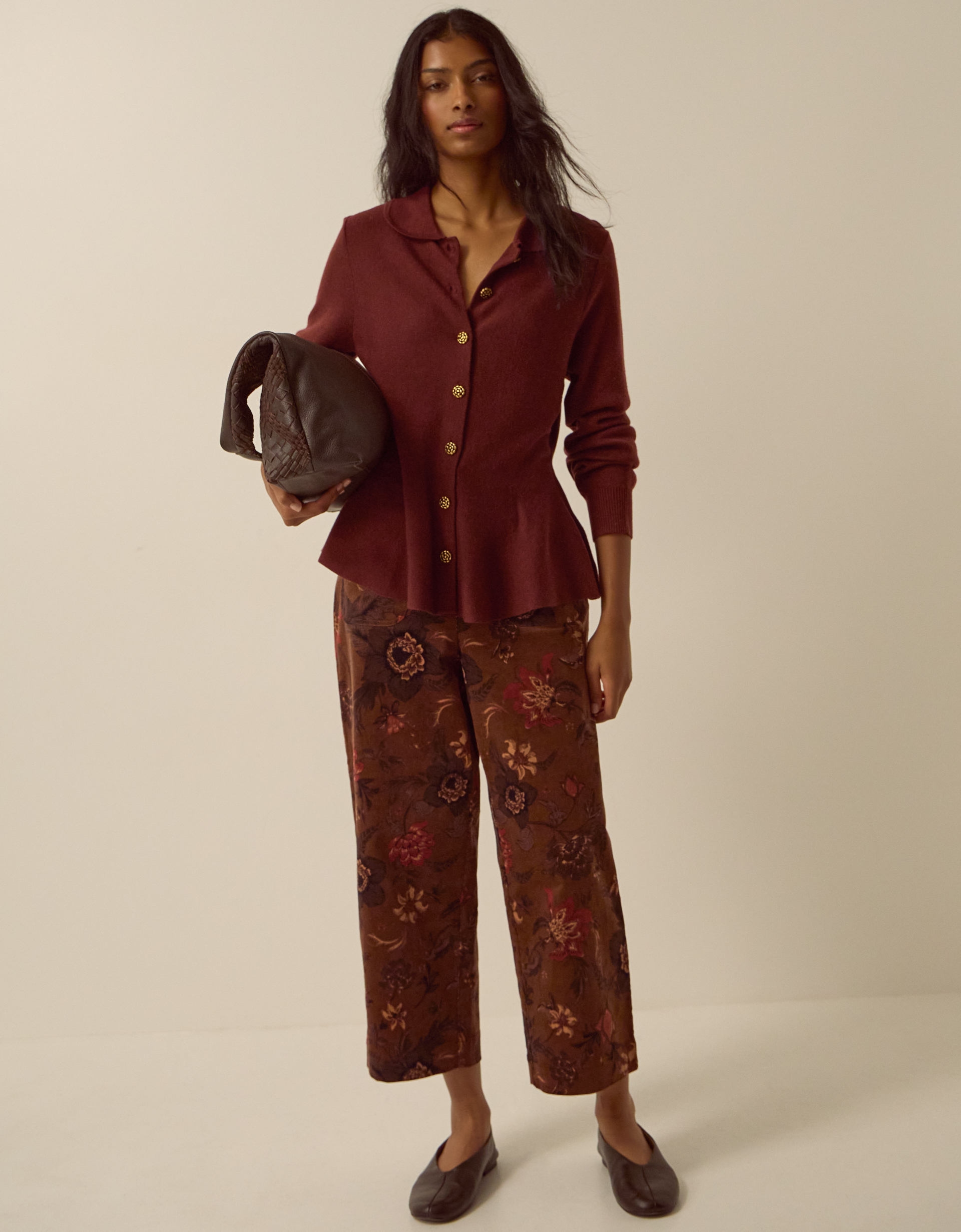 Monsoon Kay Collar Cardigan, view 2