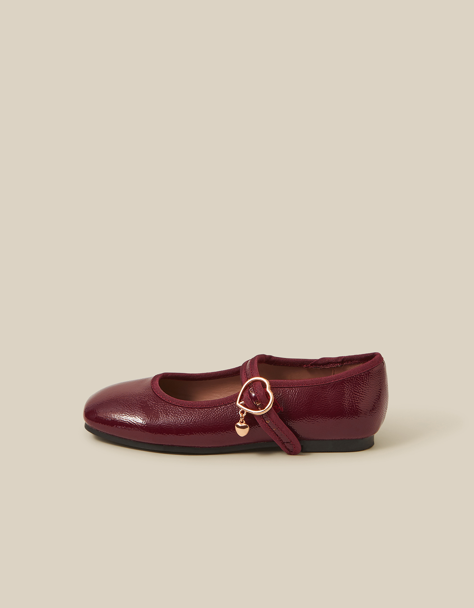 Monsoon Patent Mary Jane Ballet Flats, view 2