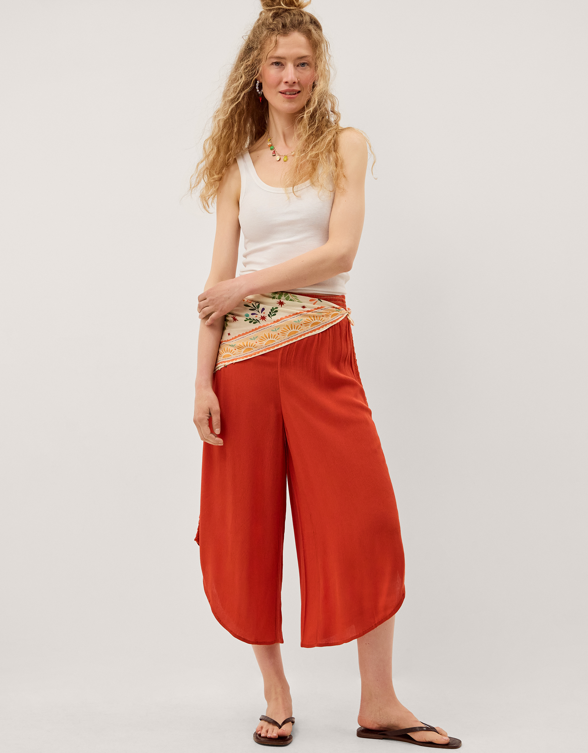 Monsoon Theresa Culotte Trousers, view 4