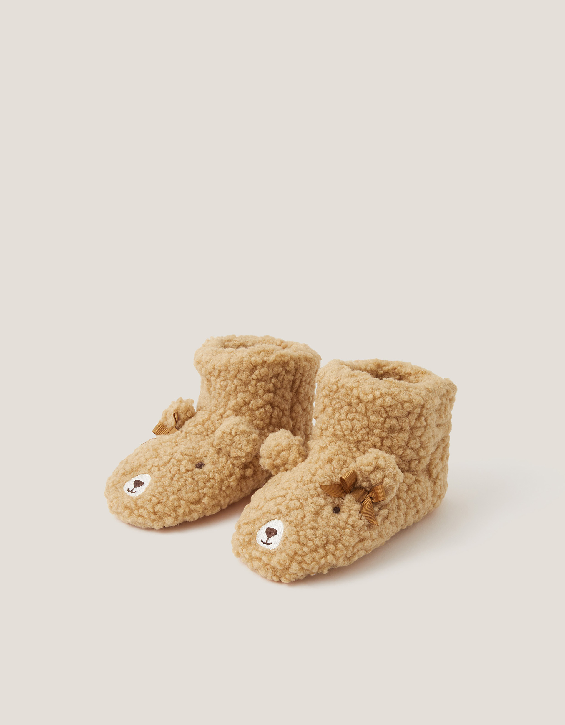 Monsoon Teddy Bear Slipper Boots