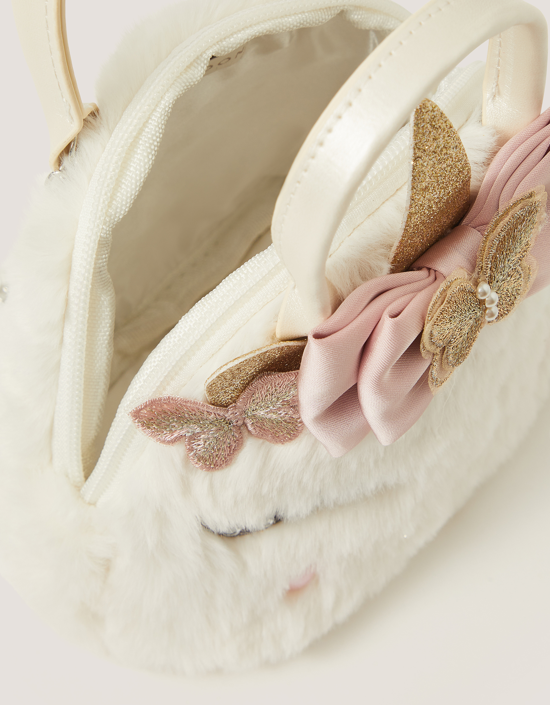 Monsoon Luna Fluffy Unicorn Bag, view 4