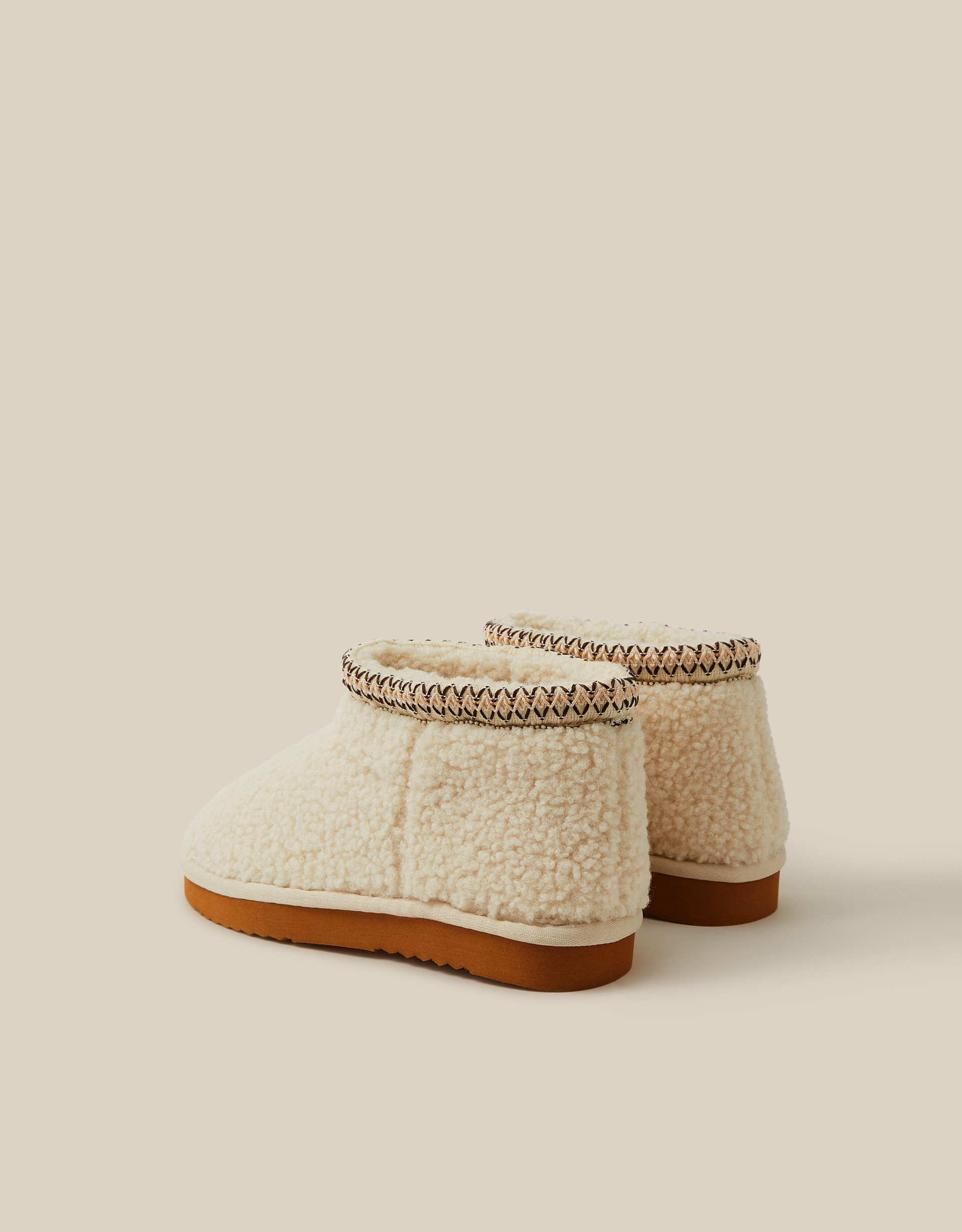 Monsoon Belinda Borg Boot Slippers, view 2