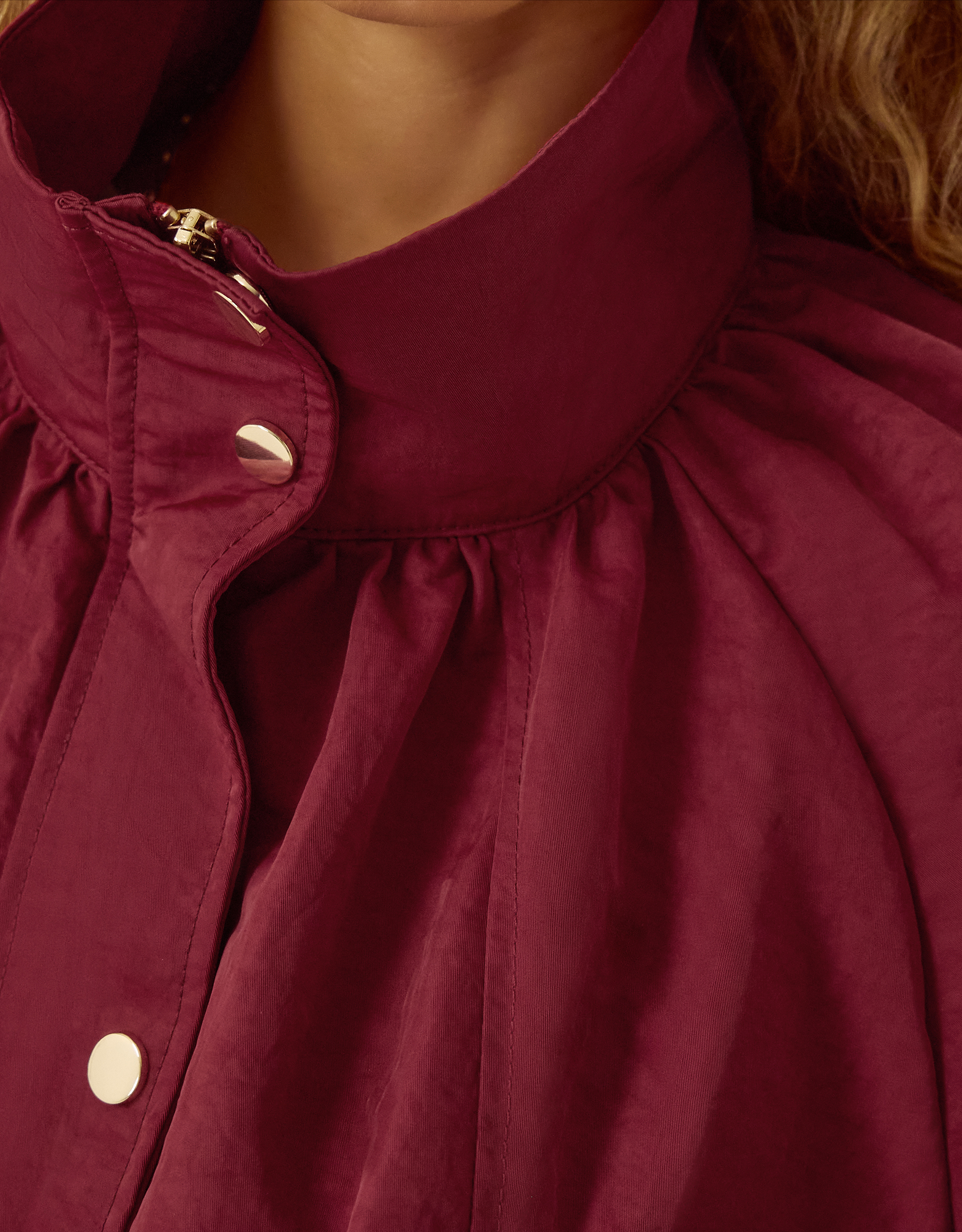 Monsoon Harley Funnel Neck Jacket, view 2