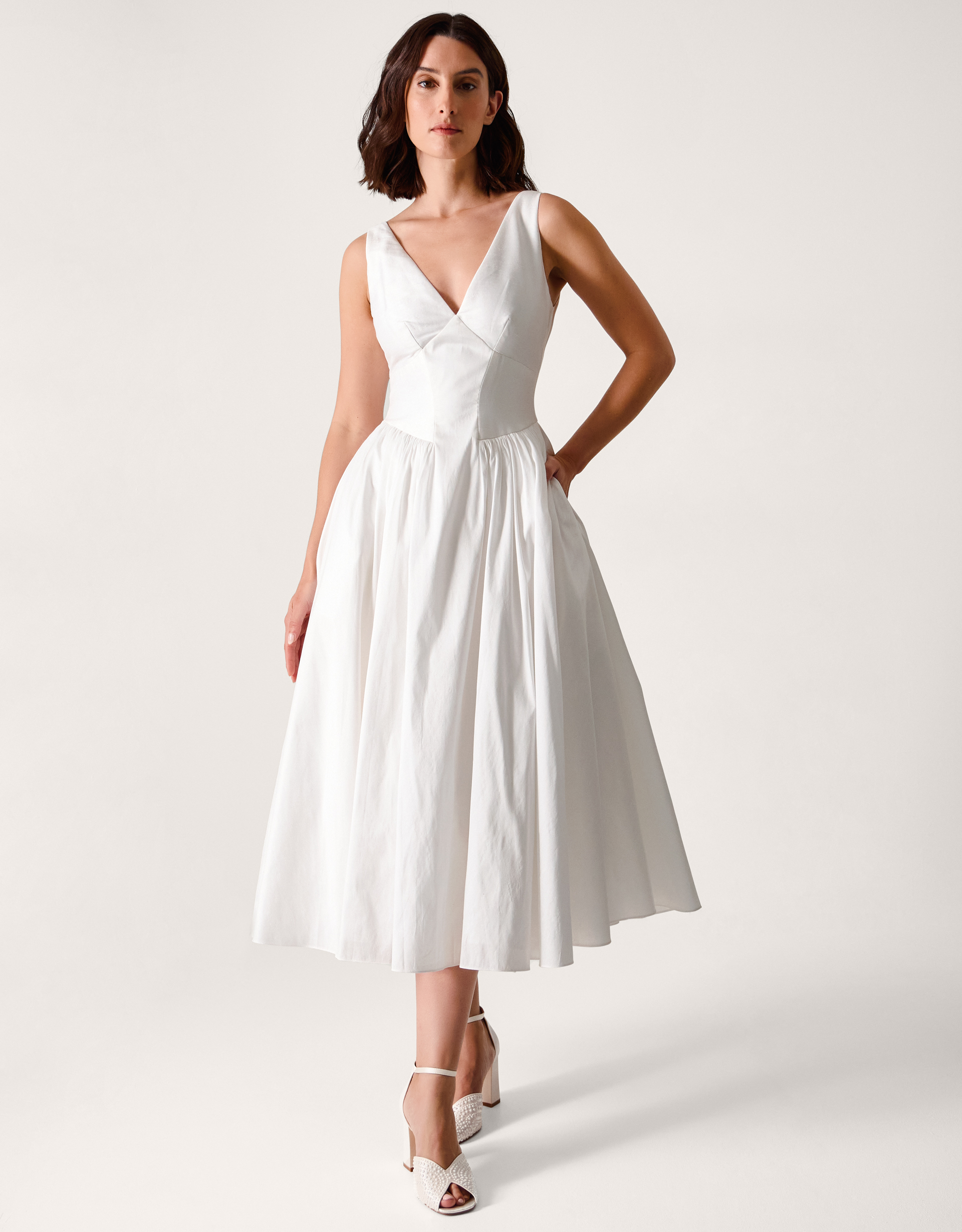 Monsoon Colette Midi Wedding Dress