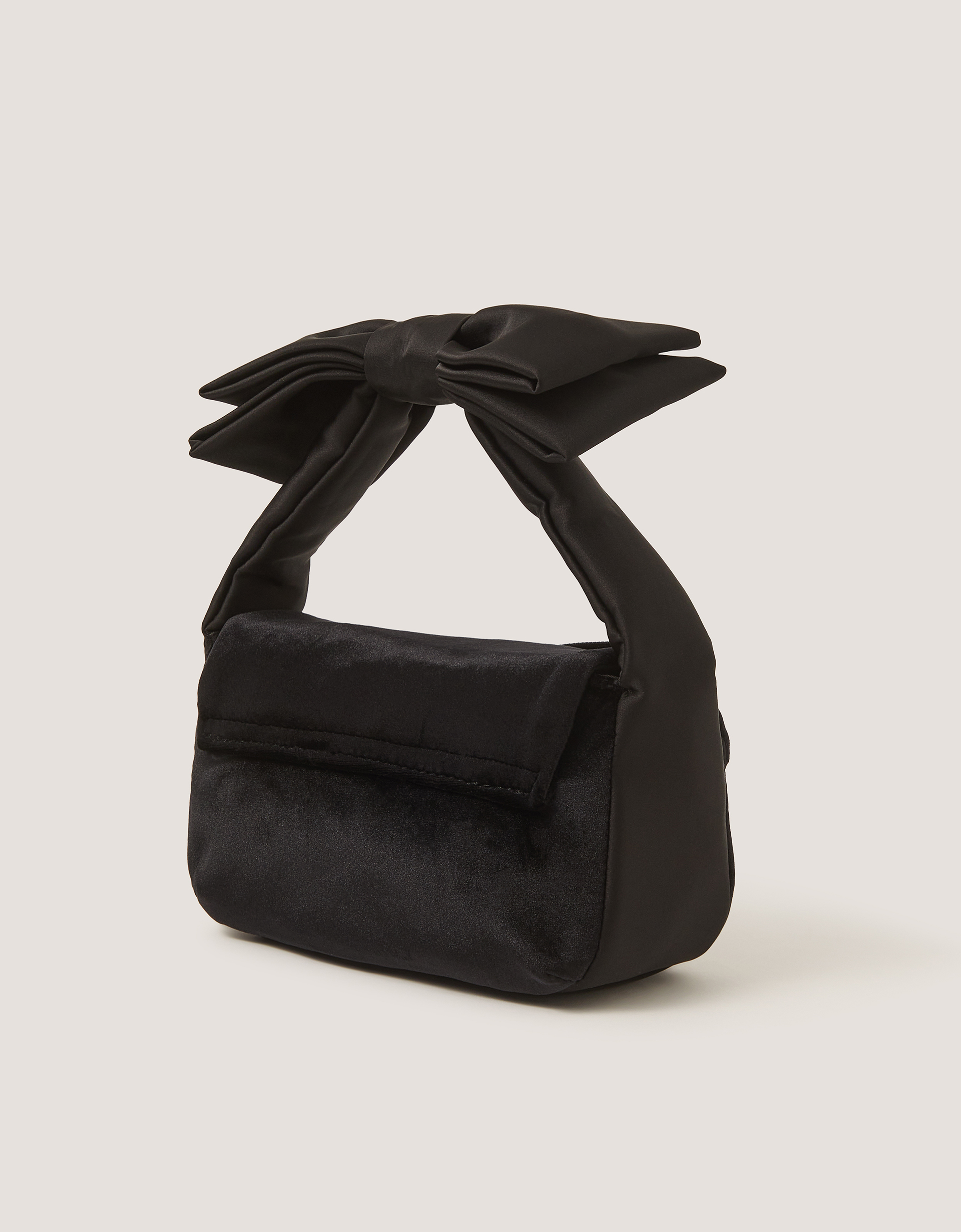 Monsoon Gemstone Bow Velvet Bag, view 2