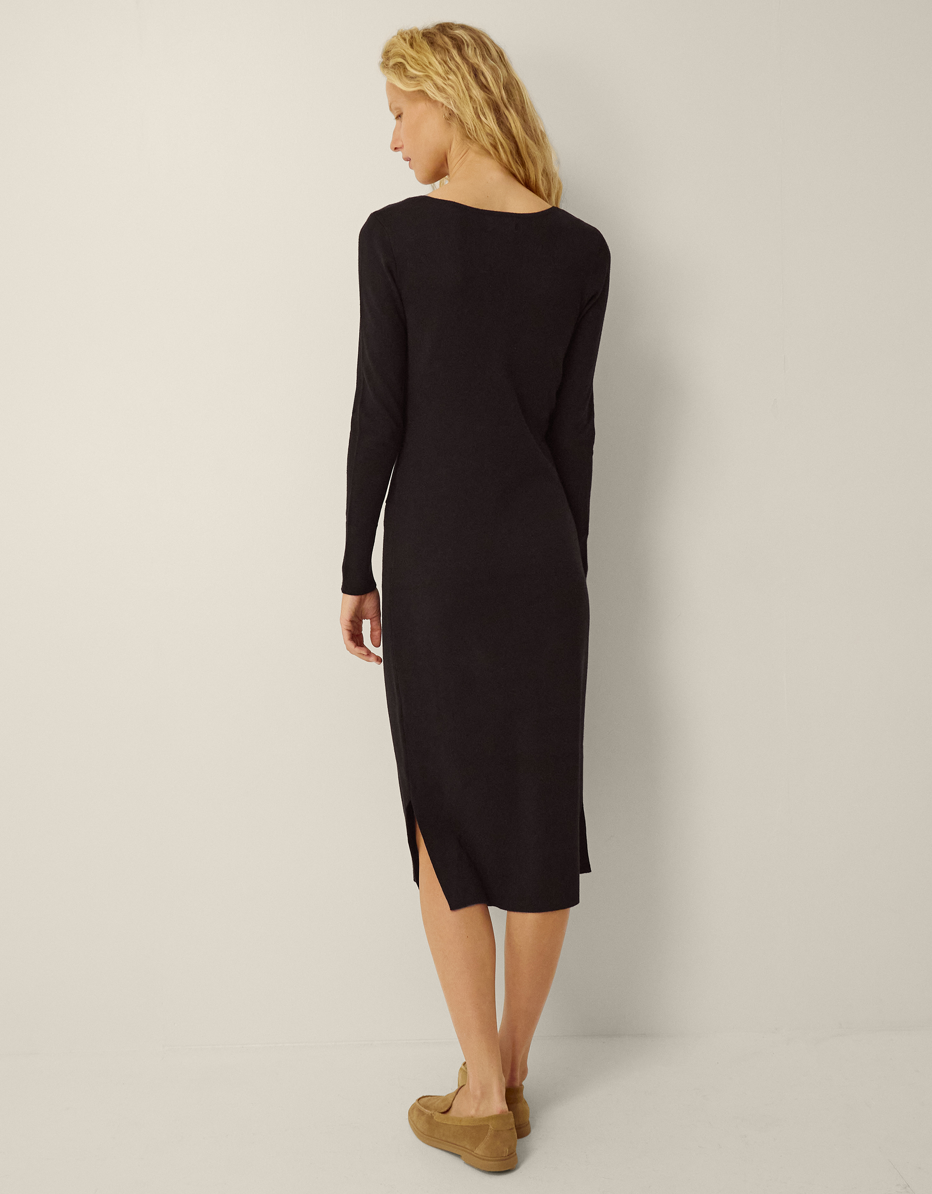 Monsoon Lulu Lace Knitted Midi Dress, view 3