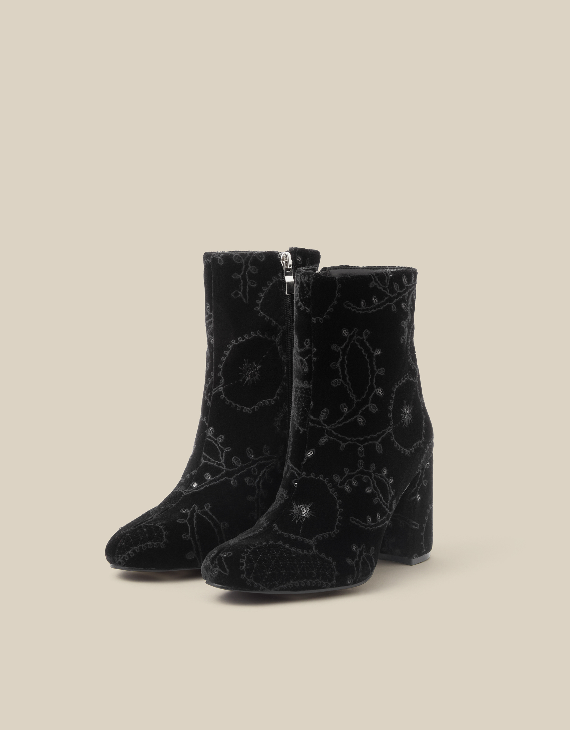 Monsoon Glory Embroidered Ankle Boot