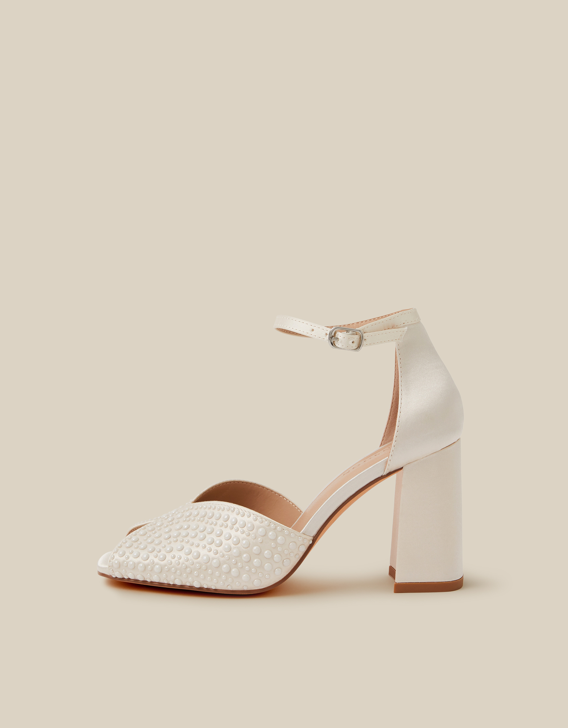 Monsoon Sena Pearl Block Heeled Sandals
