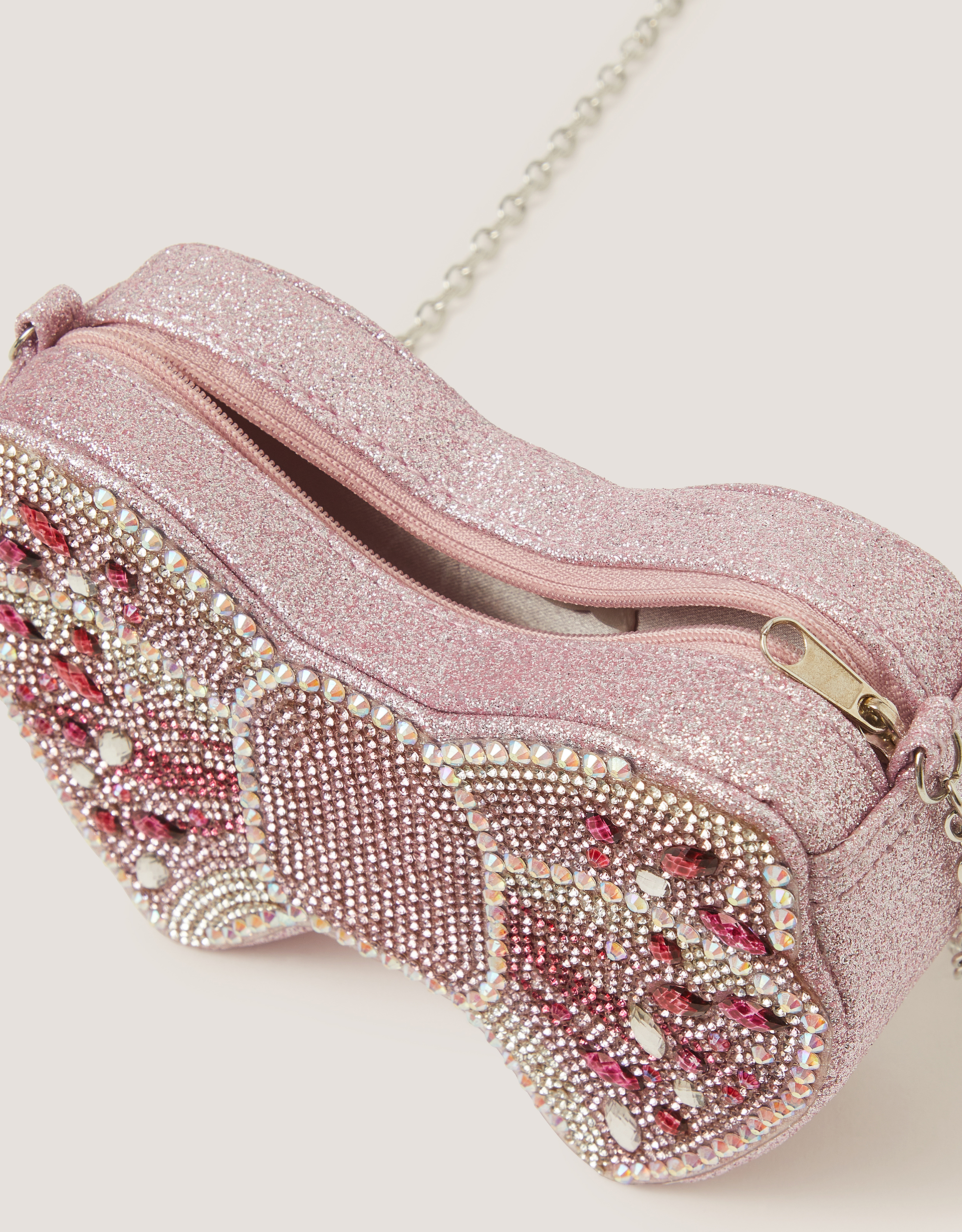 Monsoon Rhinestone Bow Bag, view 4