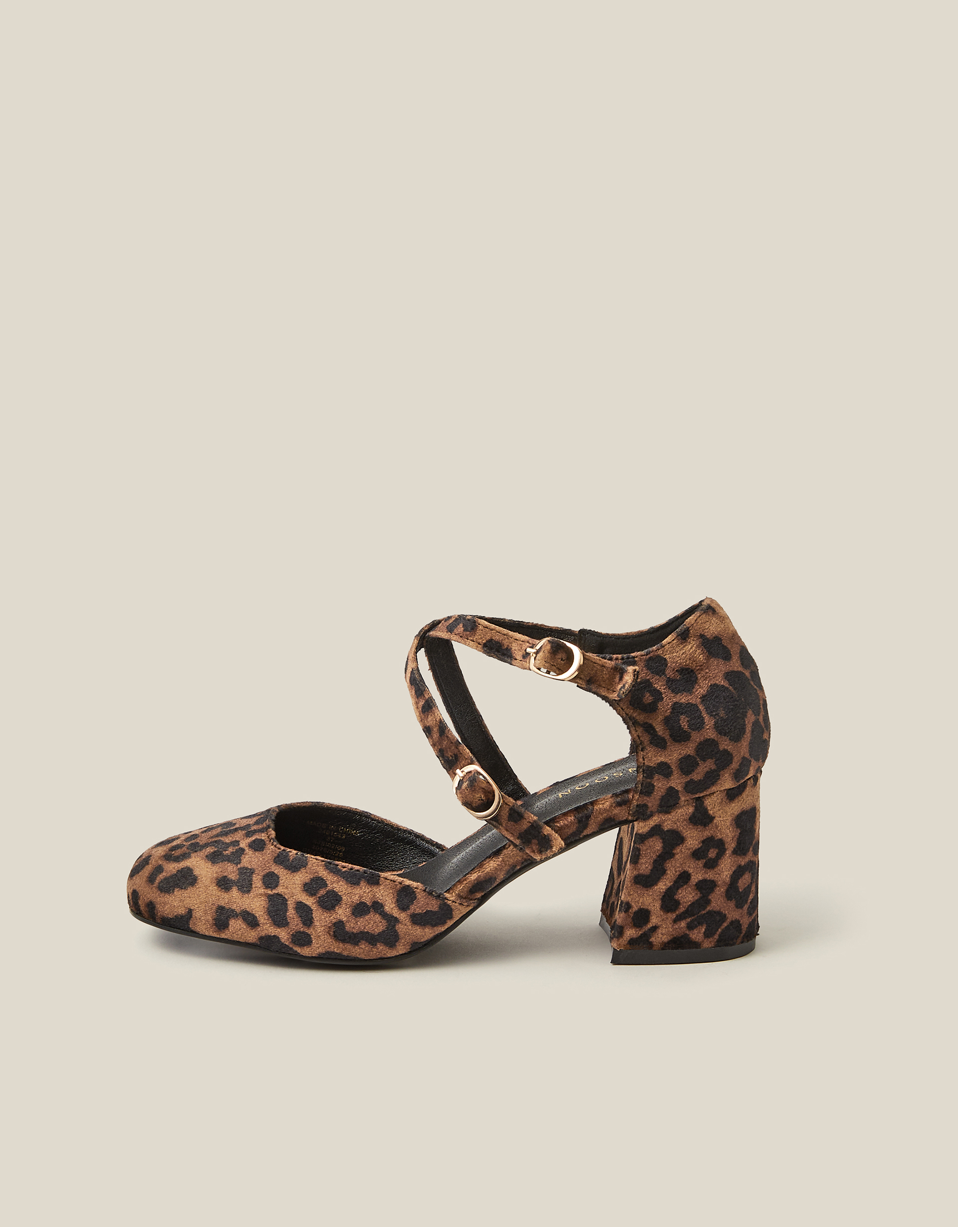 Monsoon Gia Leopard Print Mary Jane Heels, view 2