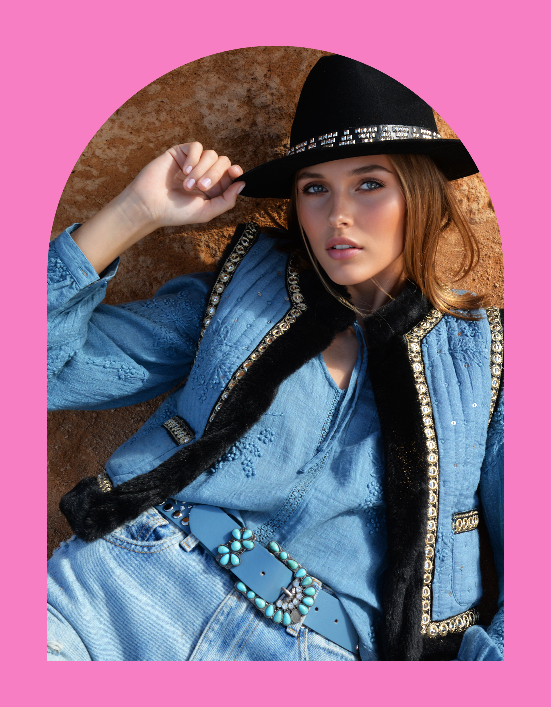 Monsoon Wild Isco Embellished Waistcoat