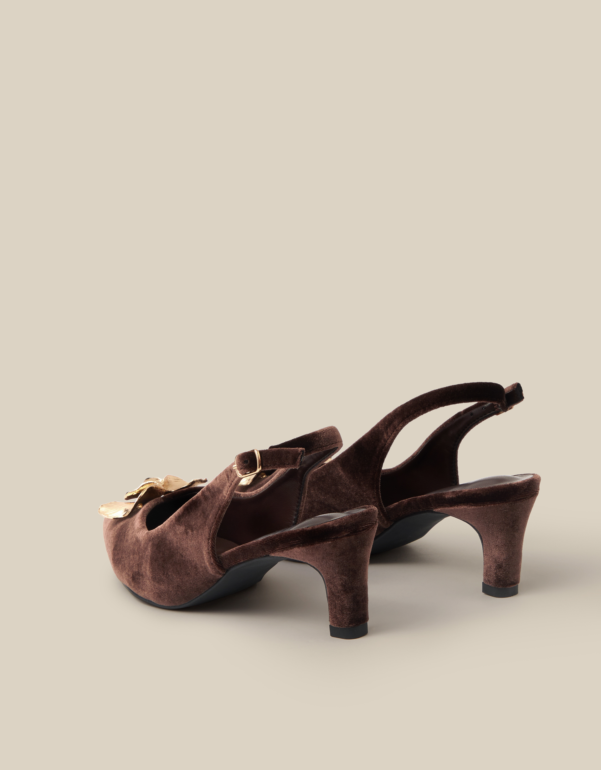 Monsoon Juni Embellished Slingback Heels, view 3