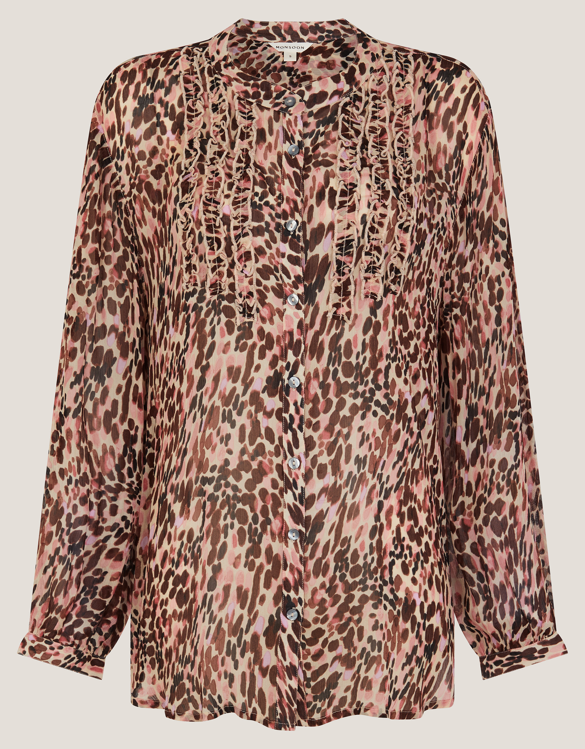 Monsoon Sisi Animal Print Blouse, view 5