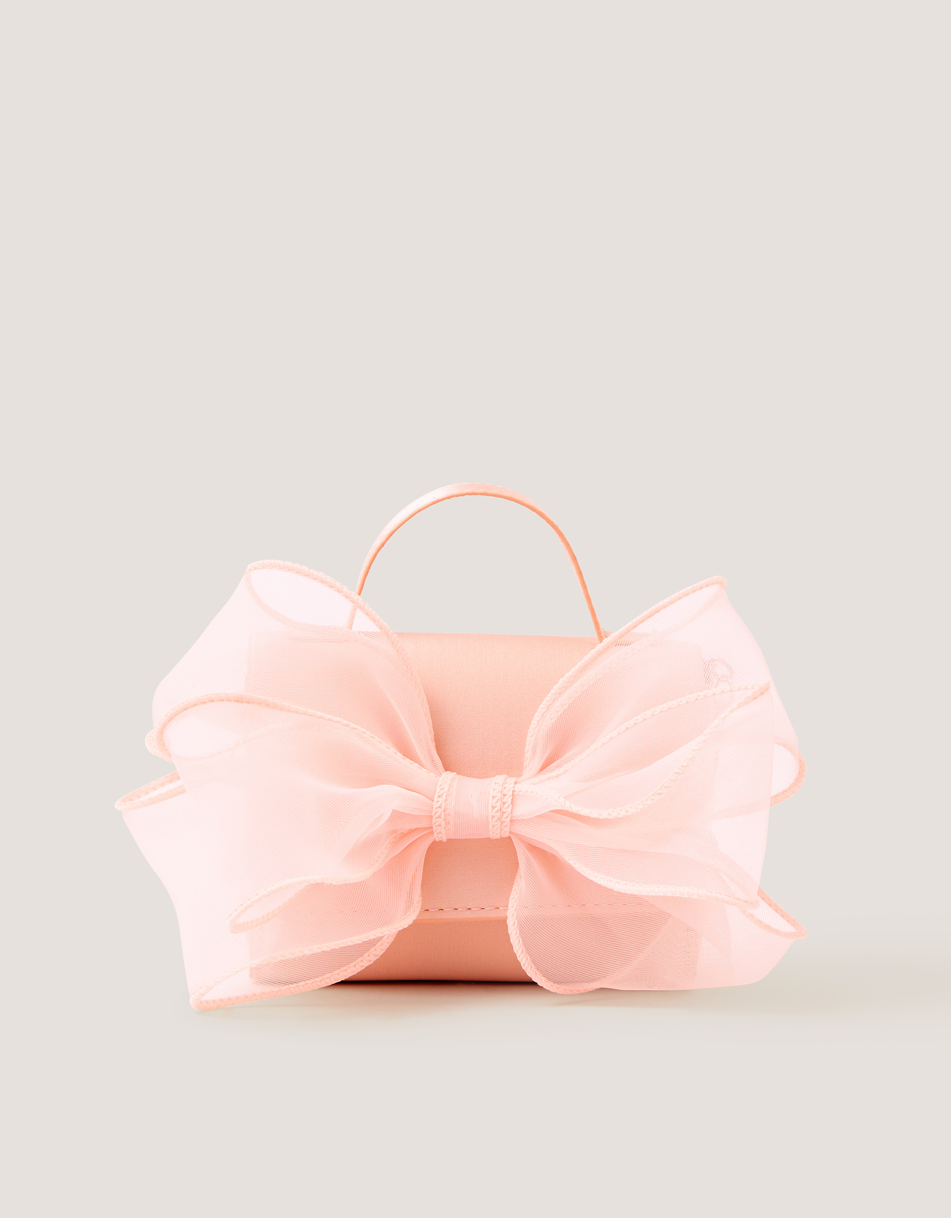 Monsoon Organza Bow Bag in Pink