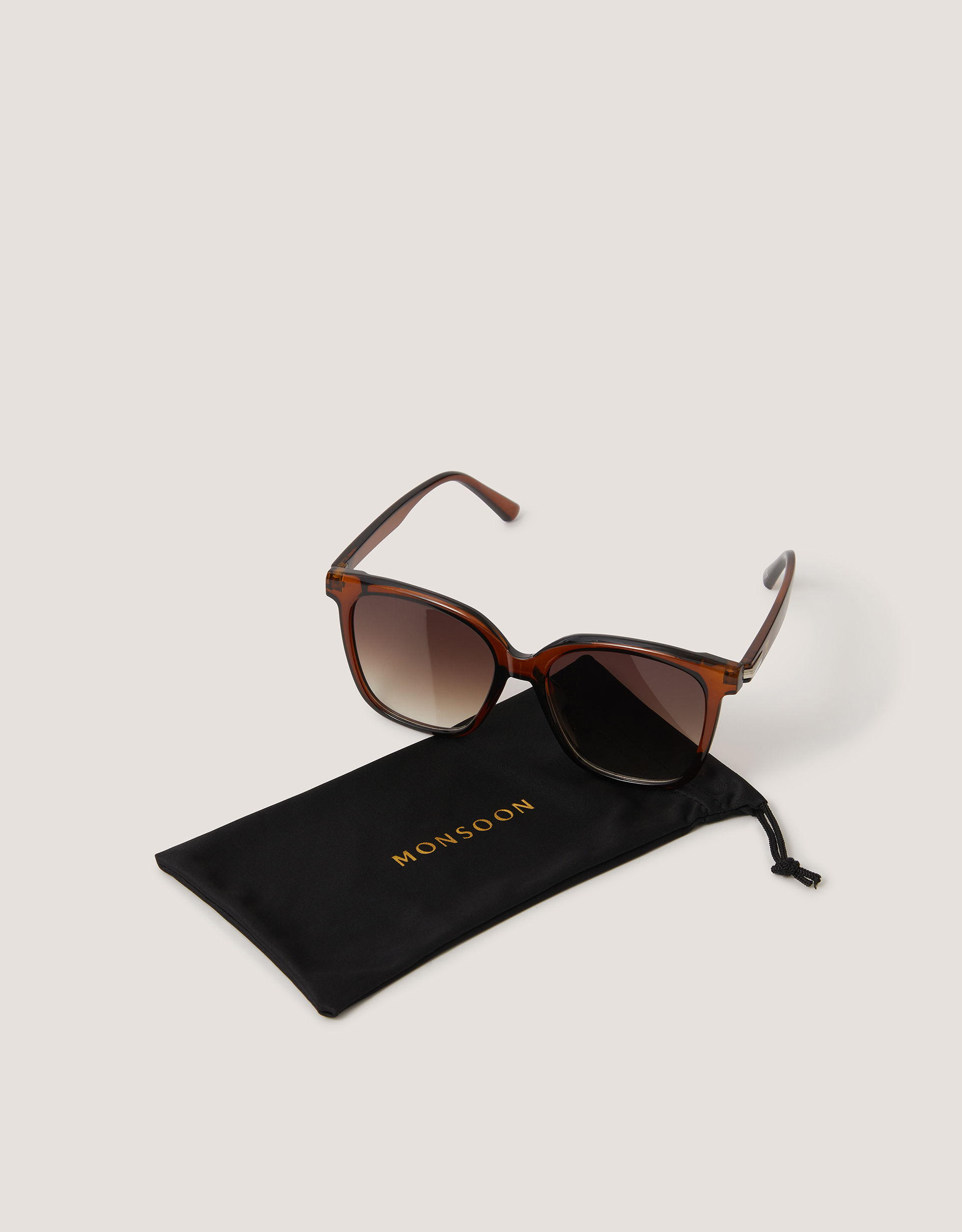 Monsoon Oversized Square Sunglasses, view 3