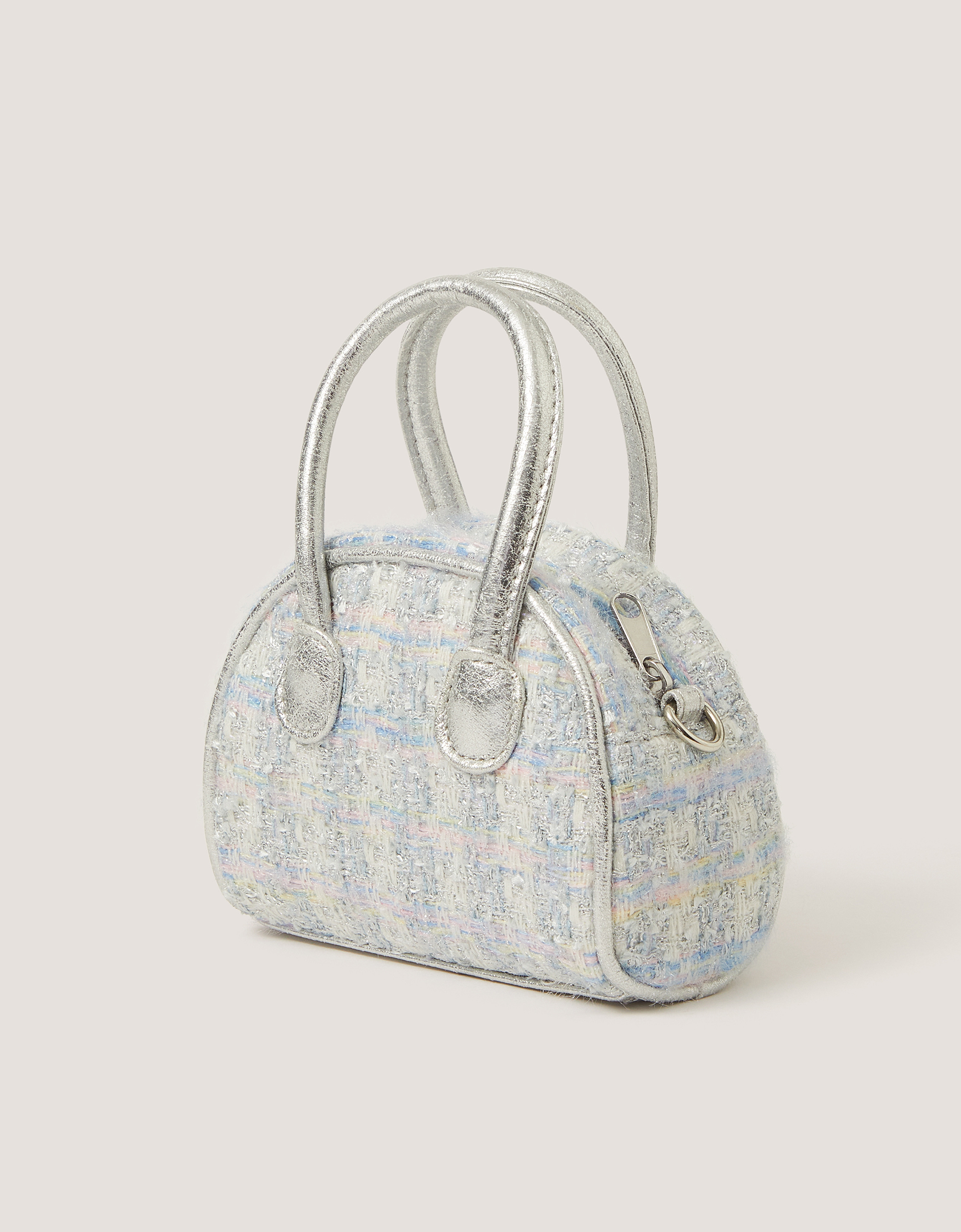 Monsoon Lucy Pearl Charm Bouclé Bag, view 2