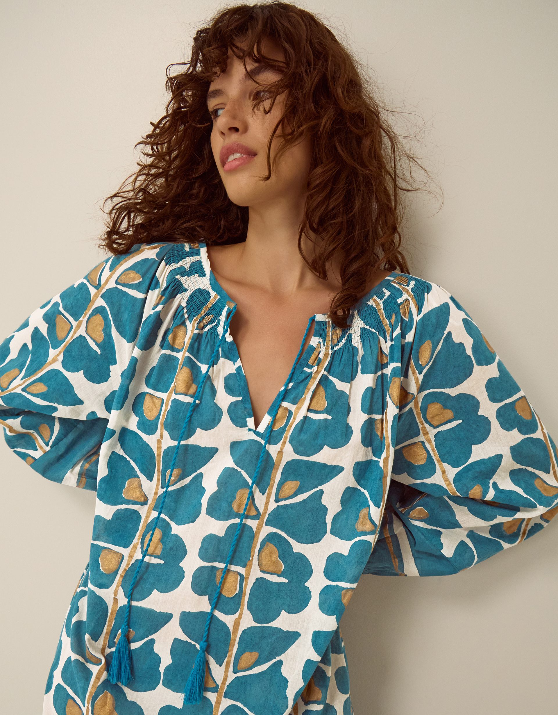 Monsoon Leila Print Midi Beach Dress, view 2