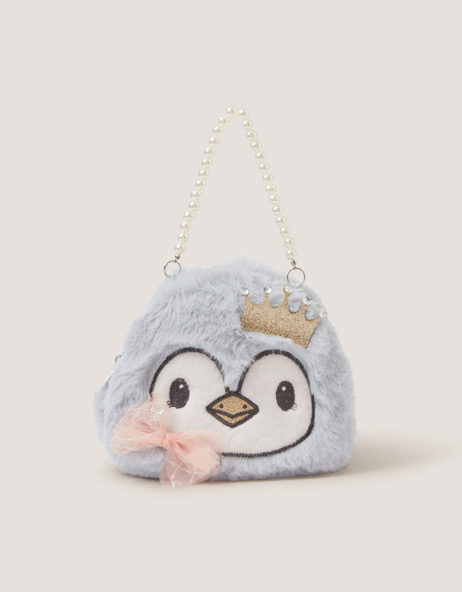 Monsoon Fluffy Princess Penguin Bag